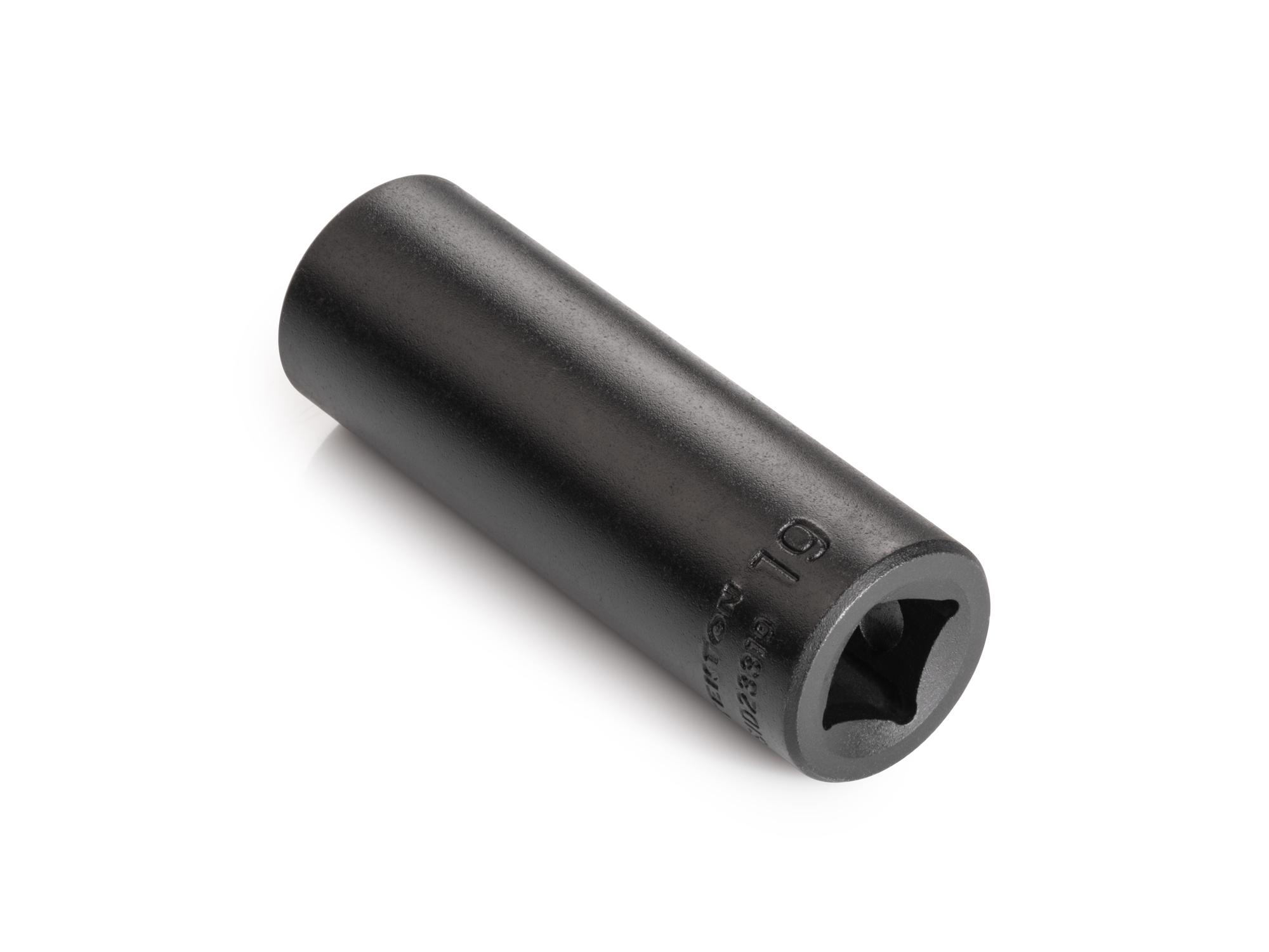 Back angle view of Tekton impact drive 12-point socket. Item #SID23319