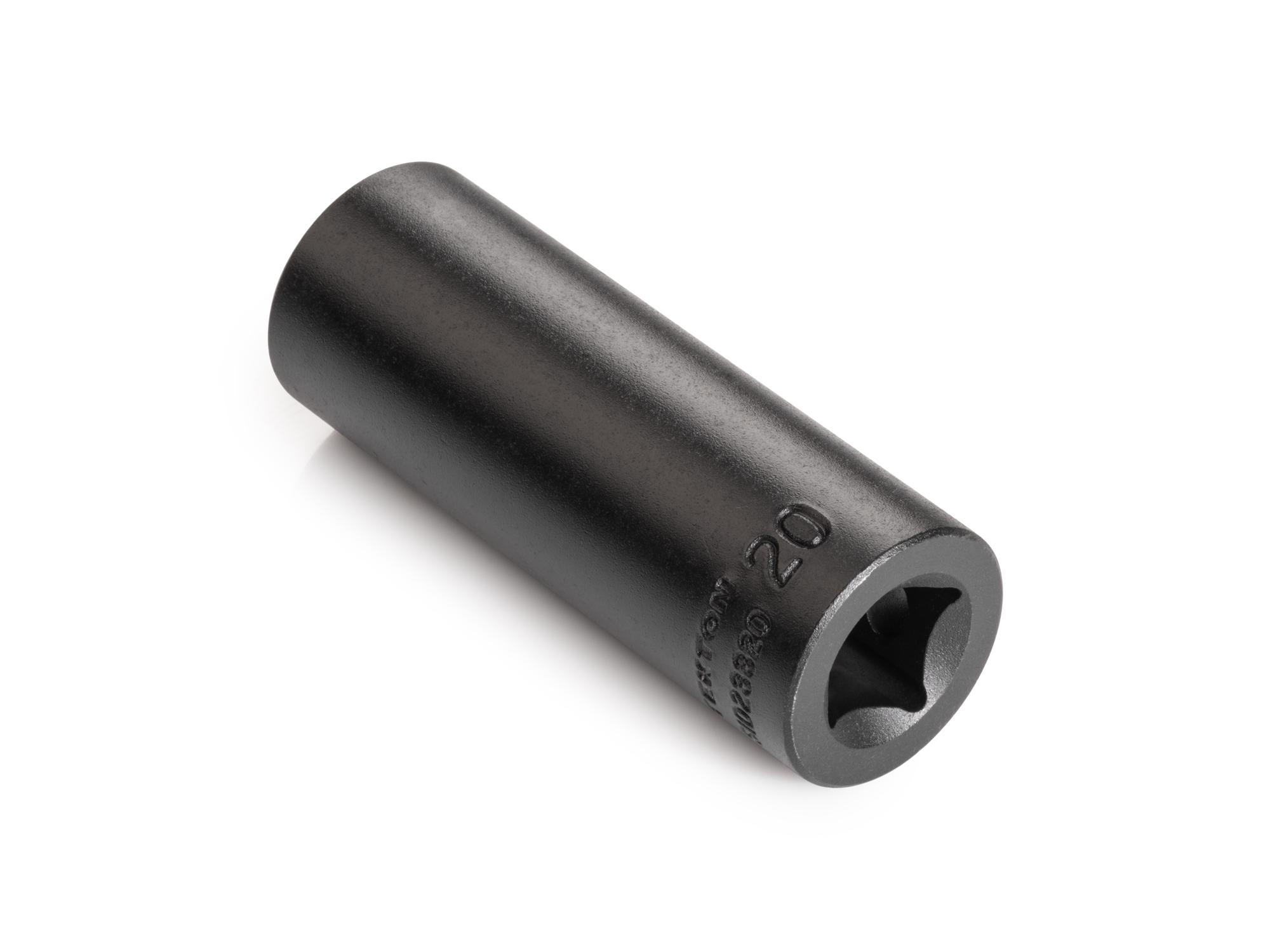 Back angle view of Tekton impact drive 12-point socket. Item #SID23320