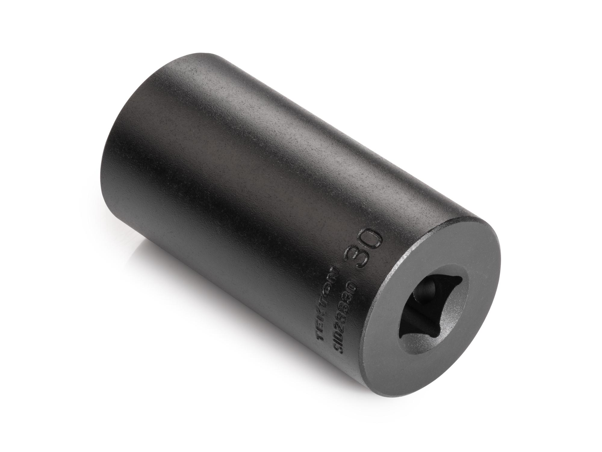 Back angle view of Tekton impact drive 12-point socket. Item #SID23330