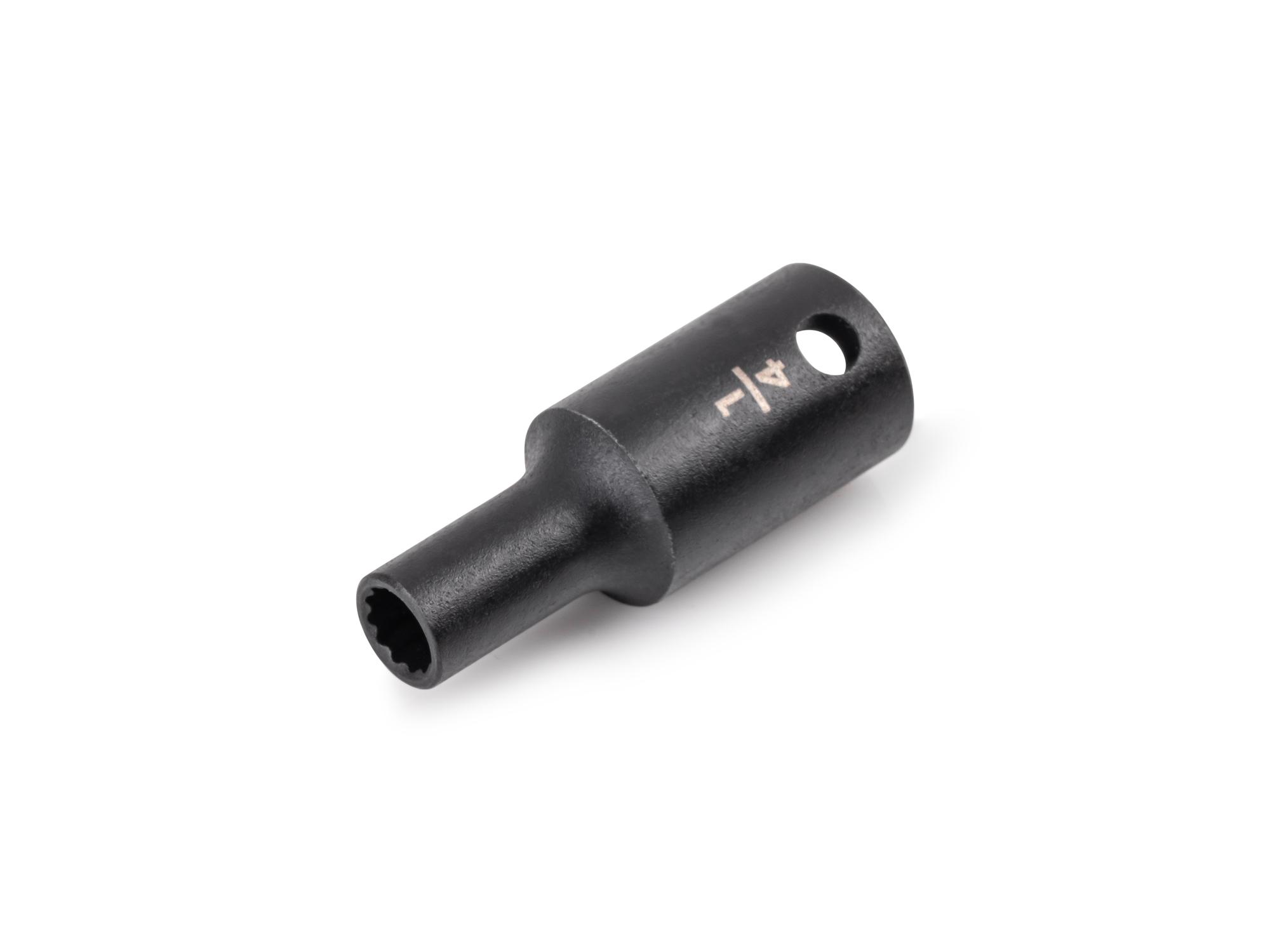 TEKTON 3/8 Inch Drive x 1/4 Inch 12-Point Semi-Deep Impact Socket (Incorrect Shoulder Height)