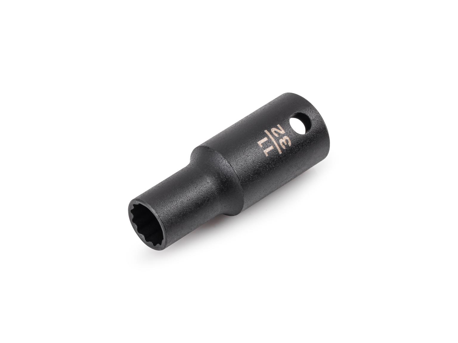 TEKTON 3/8 in. Drive x 11/32 in. 12-Point Semi-Deep Impact Socket (Incorrect Shoulder Height)