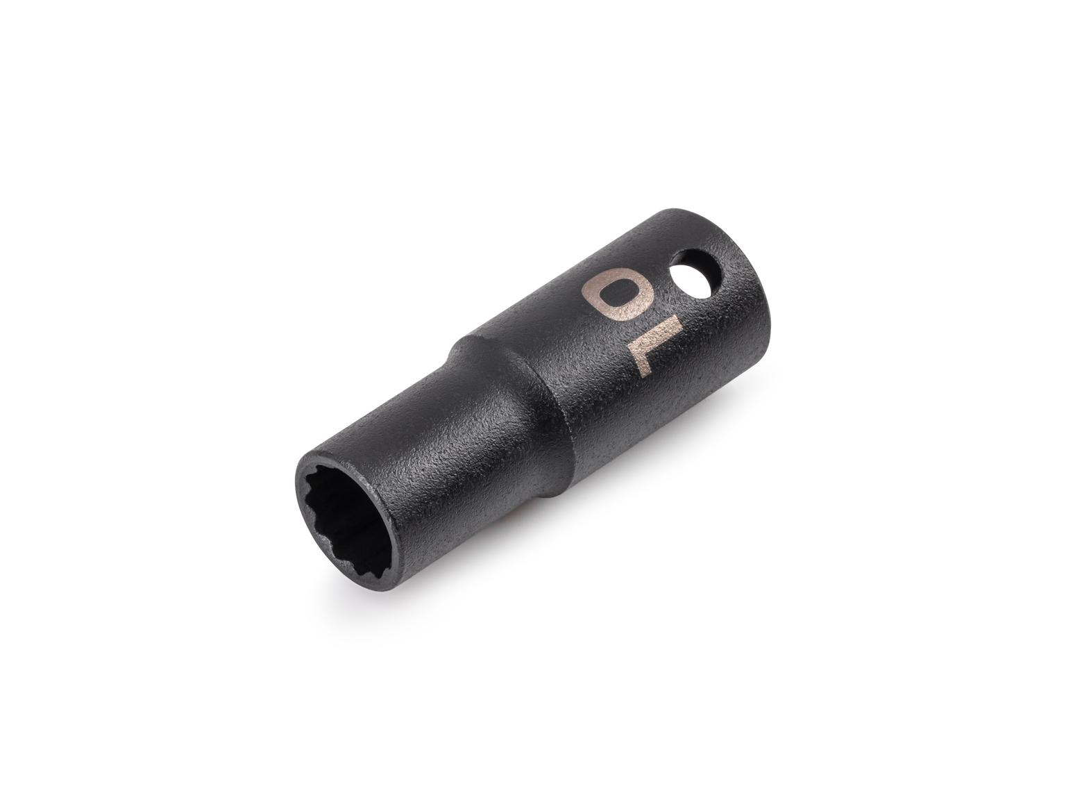 TEKTON 3/8 in. Drive x 10 mm 12-Point Semi-Deep Impact Socket (Incorrect Shoulder Height)