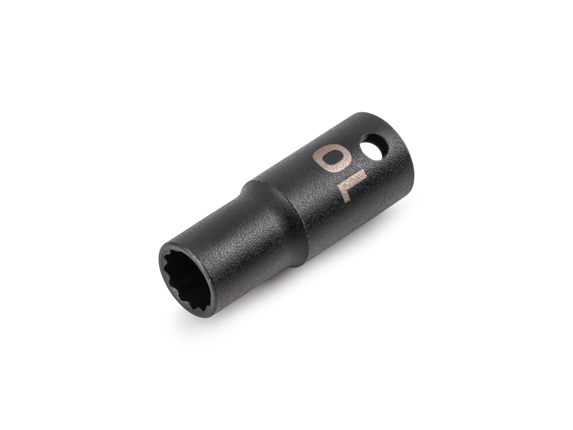 TEKTON 3/8 in. Drive x 10 mm 12-Point Semi-Deep Impact Socket (Incorrect Shoulder Height)