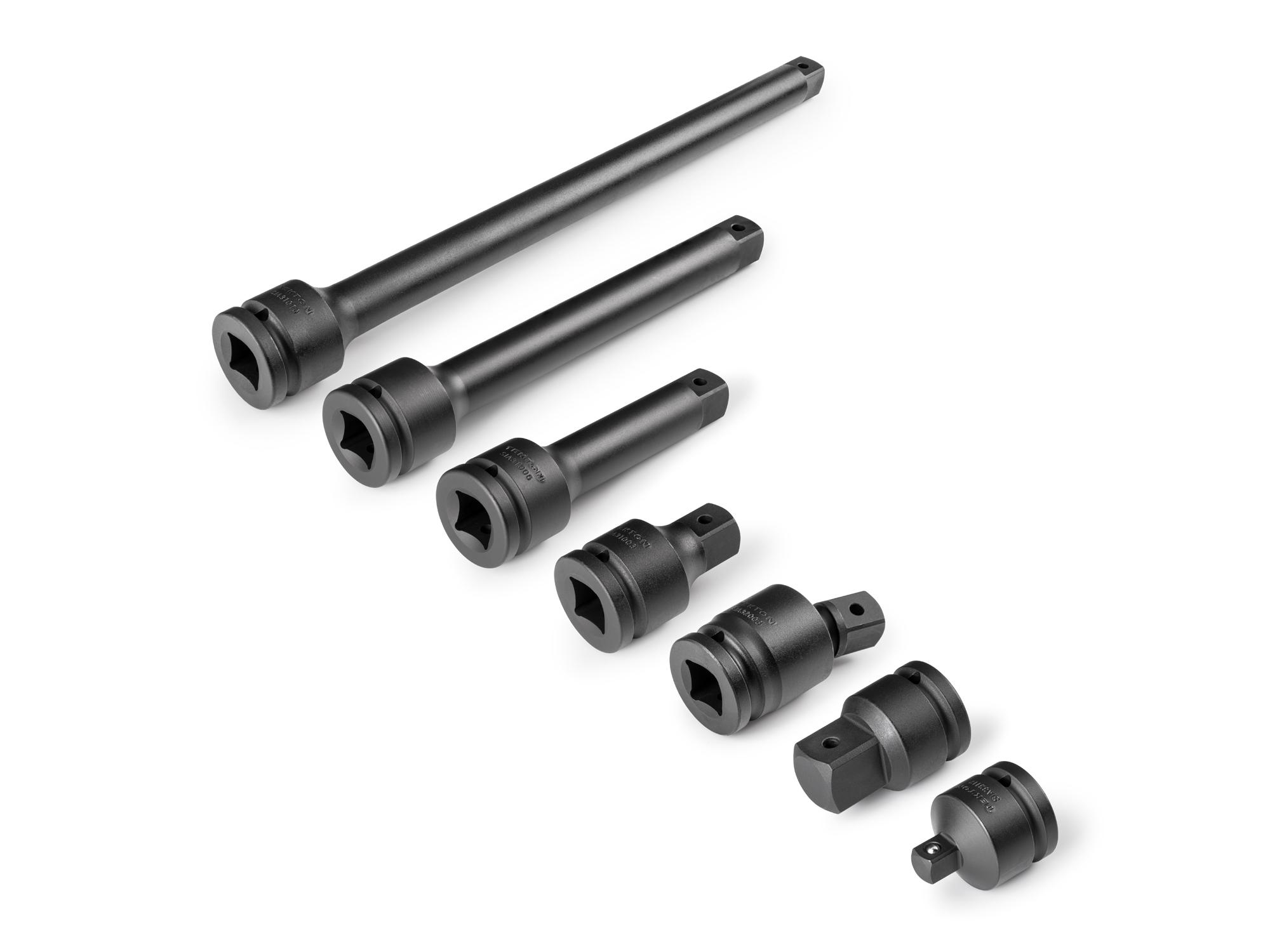 3/4 Inch Drive Accessories Set, 7-Piece (Through Hole, Ball Detent)
