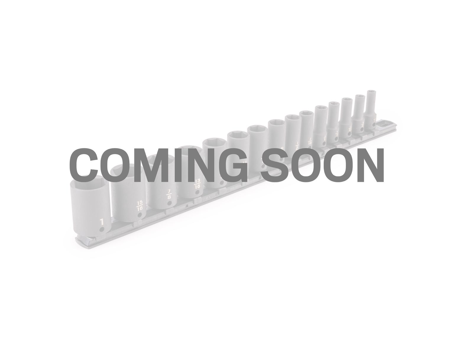 TEKTON 3/8 Inch Drive Semi-Deep 12-Point Impact Socket Set with Rail, 15-Piece (1/4 - 1 in.)