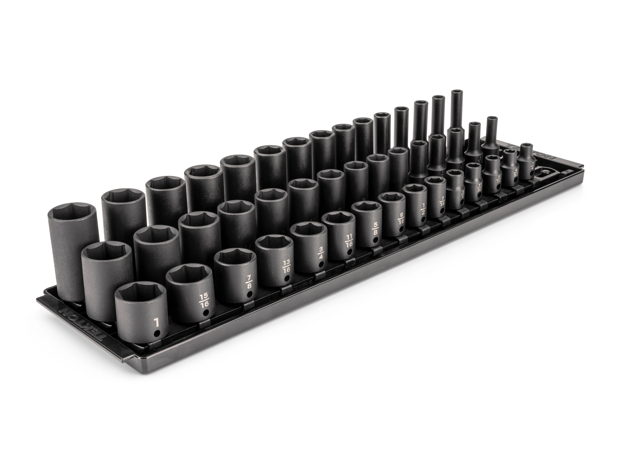 3/8 Inch Drive 6-Point Impact Socket Set (45-Piece) | TEKTON
