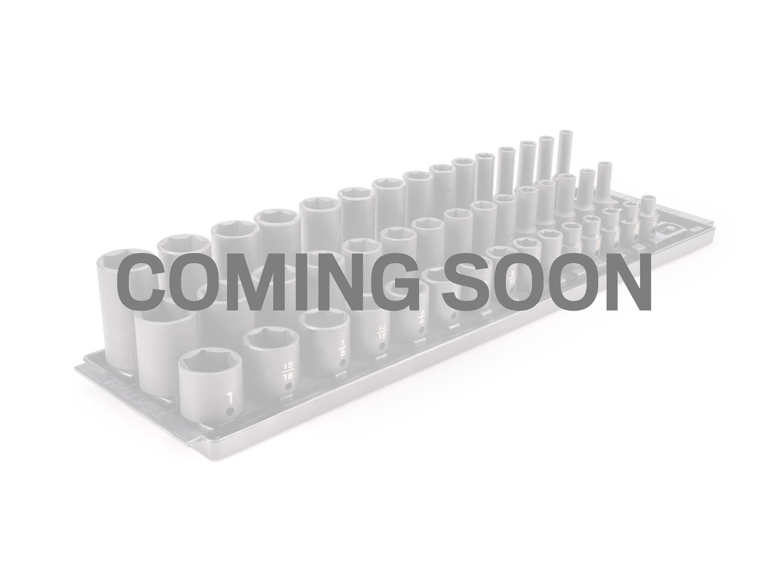 TEKTON 3/8 Inch Drive Shallow, Semi-Deep, and Deep 6-Point Impact Socket Set with Rails and Trays, 45-Piece (1/4 - 1 in.)