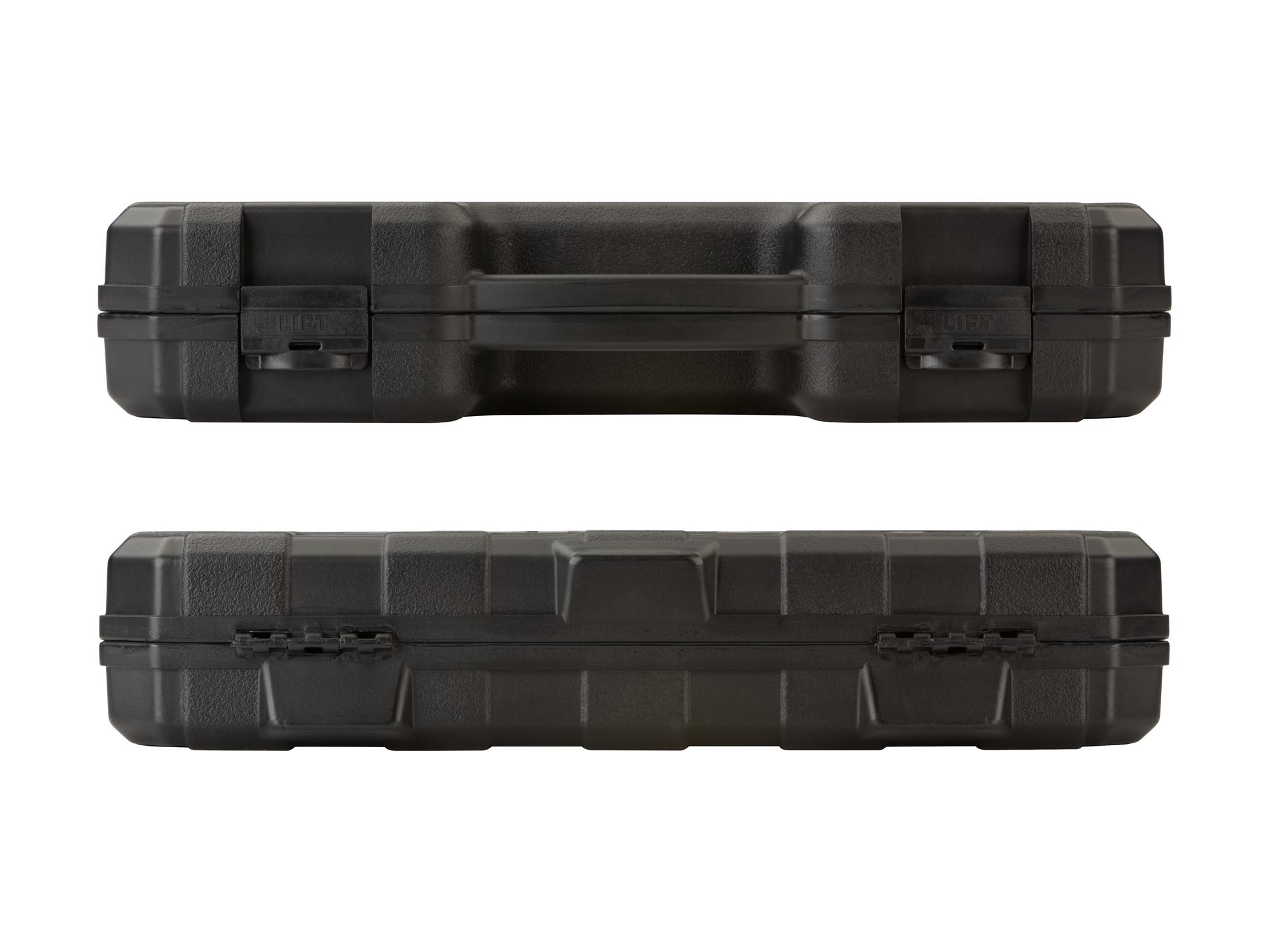 Side view of Tekton case impact drive 6-point socket set. Item #SID92306