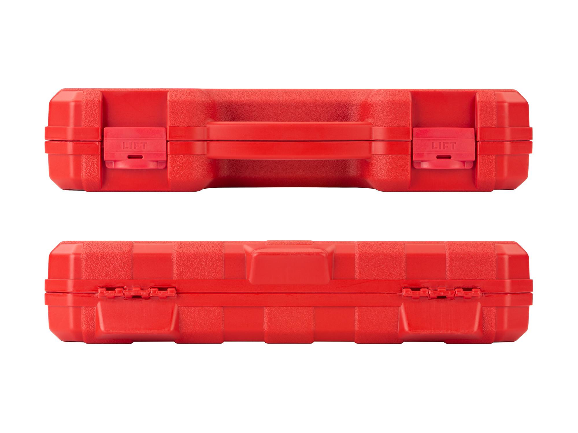 Side view of Tekton case impact drive 6-point socket set. Item #SID92330