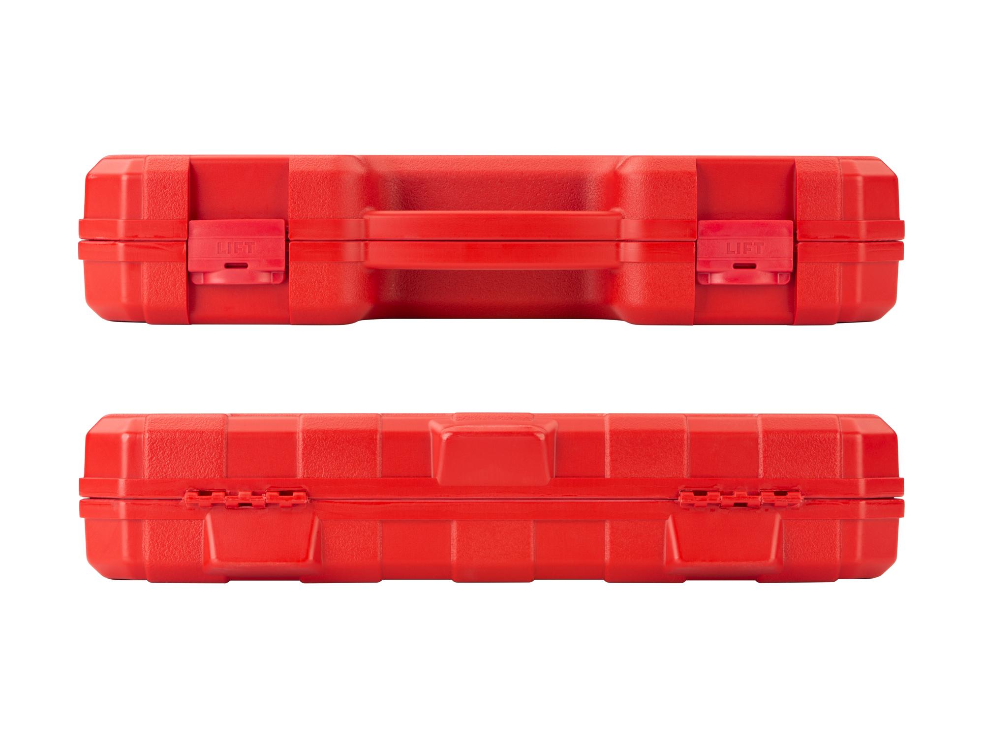 Side view of Tekton case impact drive 6-point socket set. Item #SID92333
