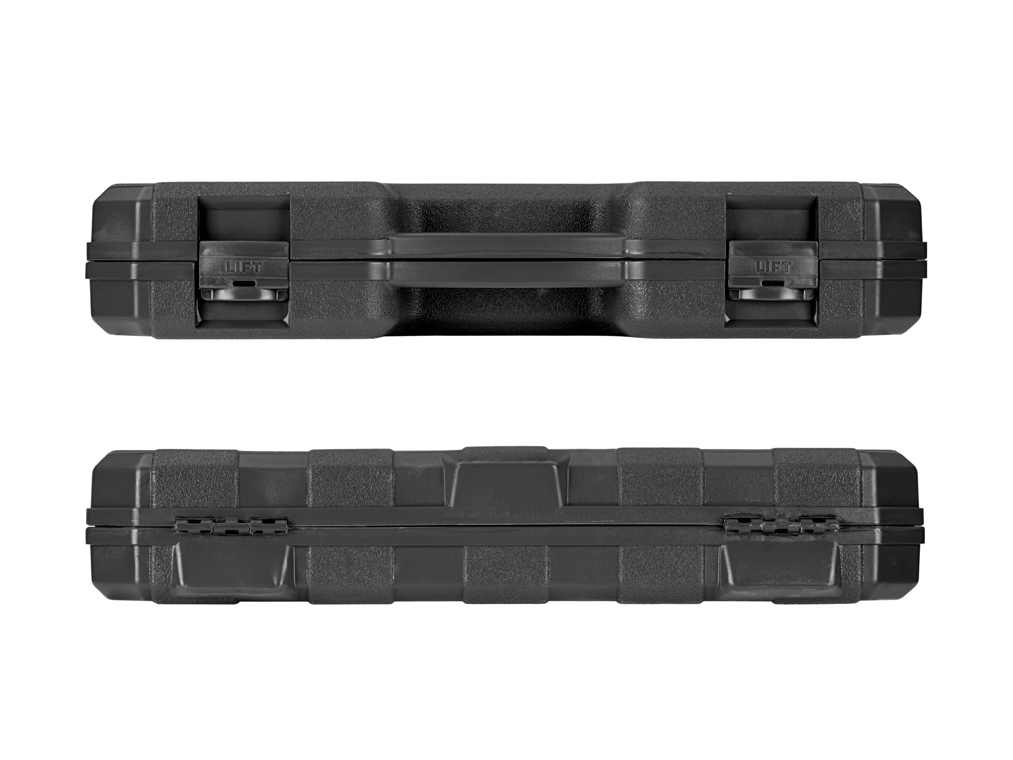 Side view of Tekton case impact drive 6-point socket set. Item #SID93301