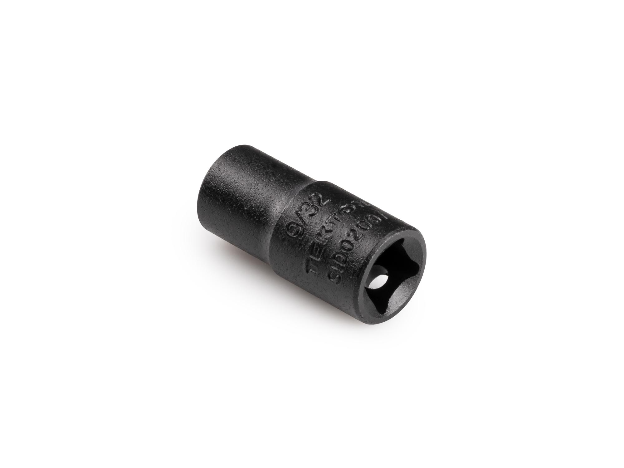Back angle view of Tekton impact drive 6-point socket. Item #SID02007