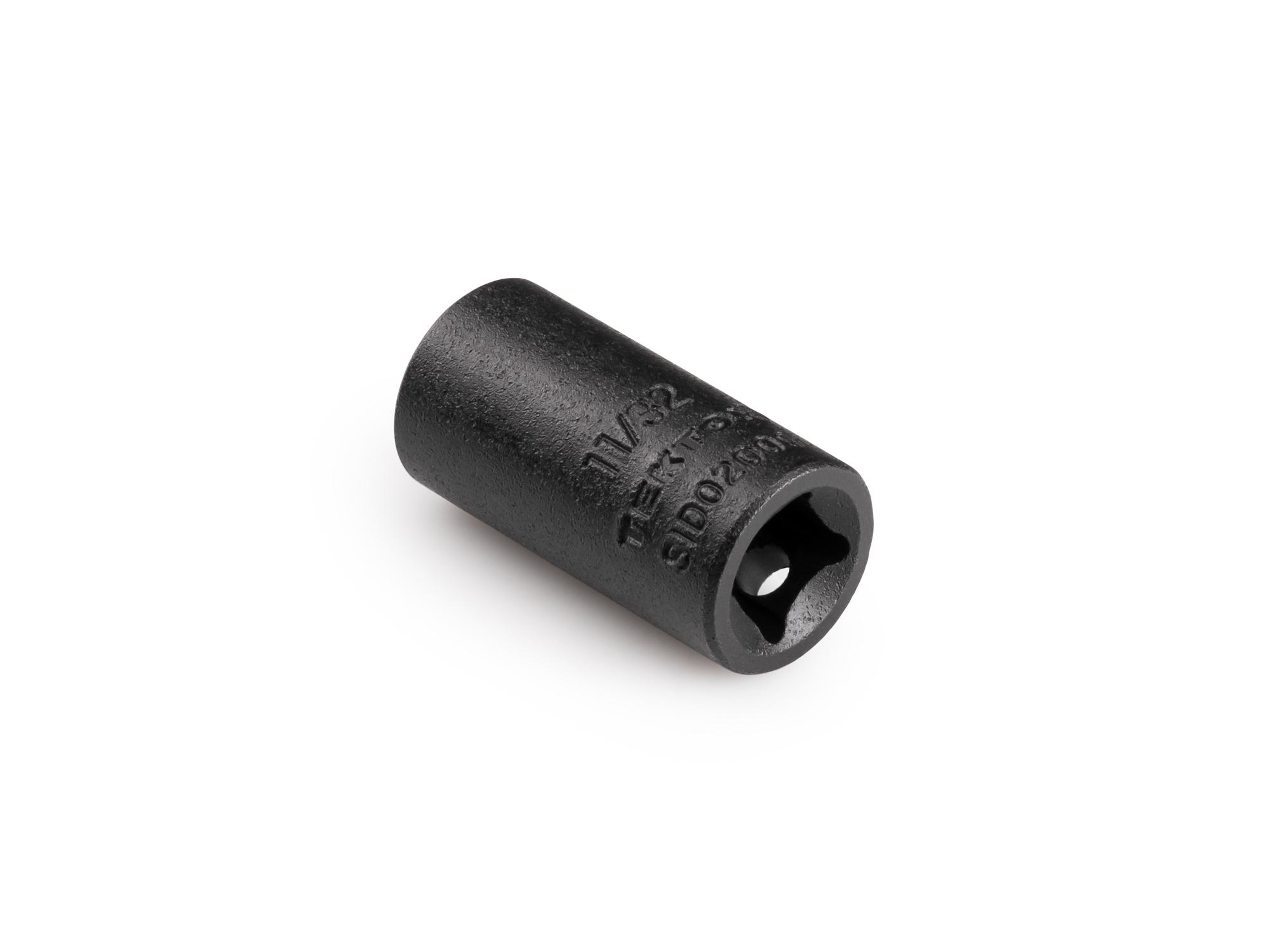 Back angle view of Tekton impact drive 6-point socket. Item #SID02009
