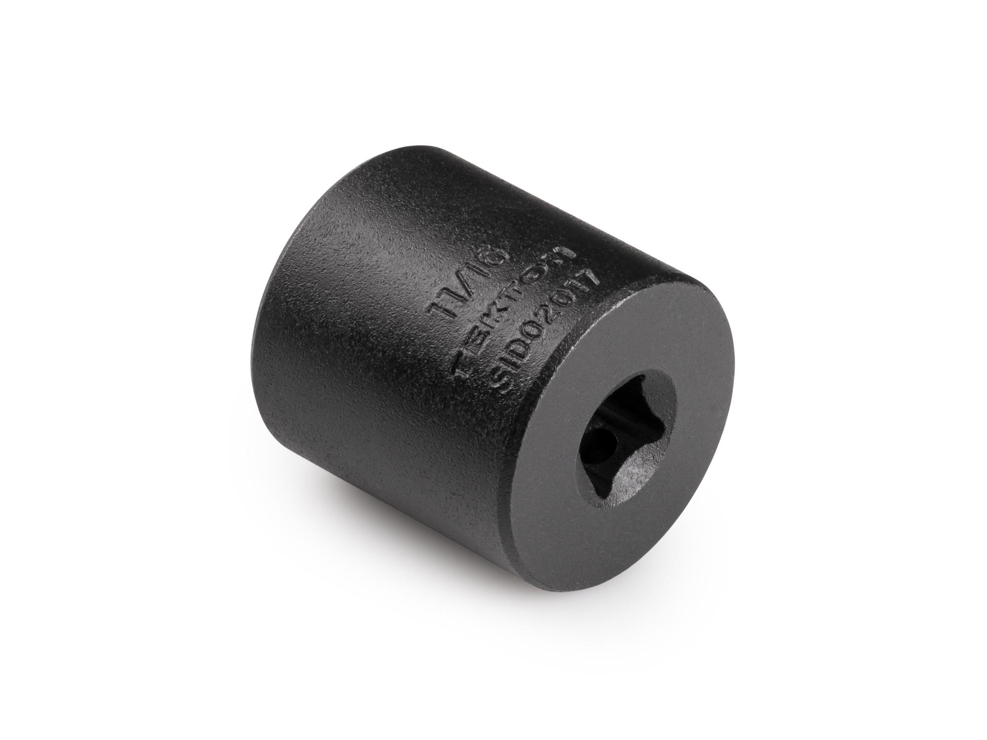 Back angle view of Tekton impact drive 6-point socket. Item #SID02017