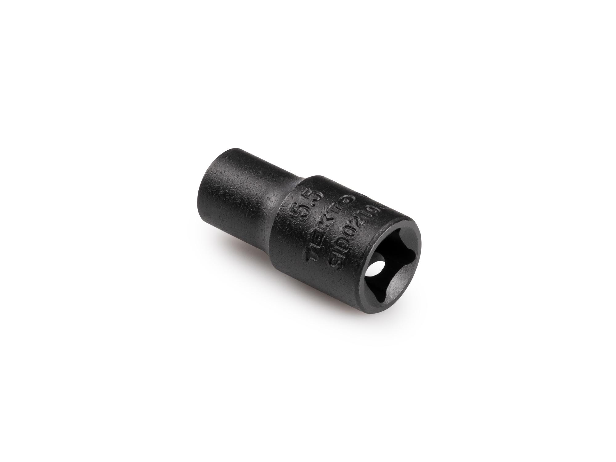 Back angle view of Tekton impact drive 6-point socket. Item #SID02105