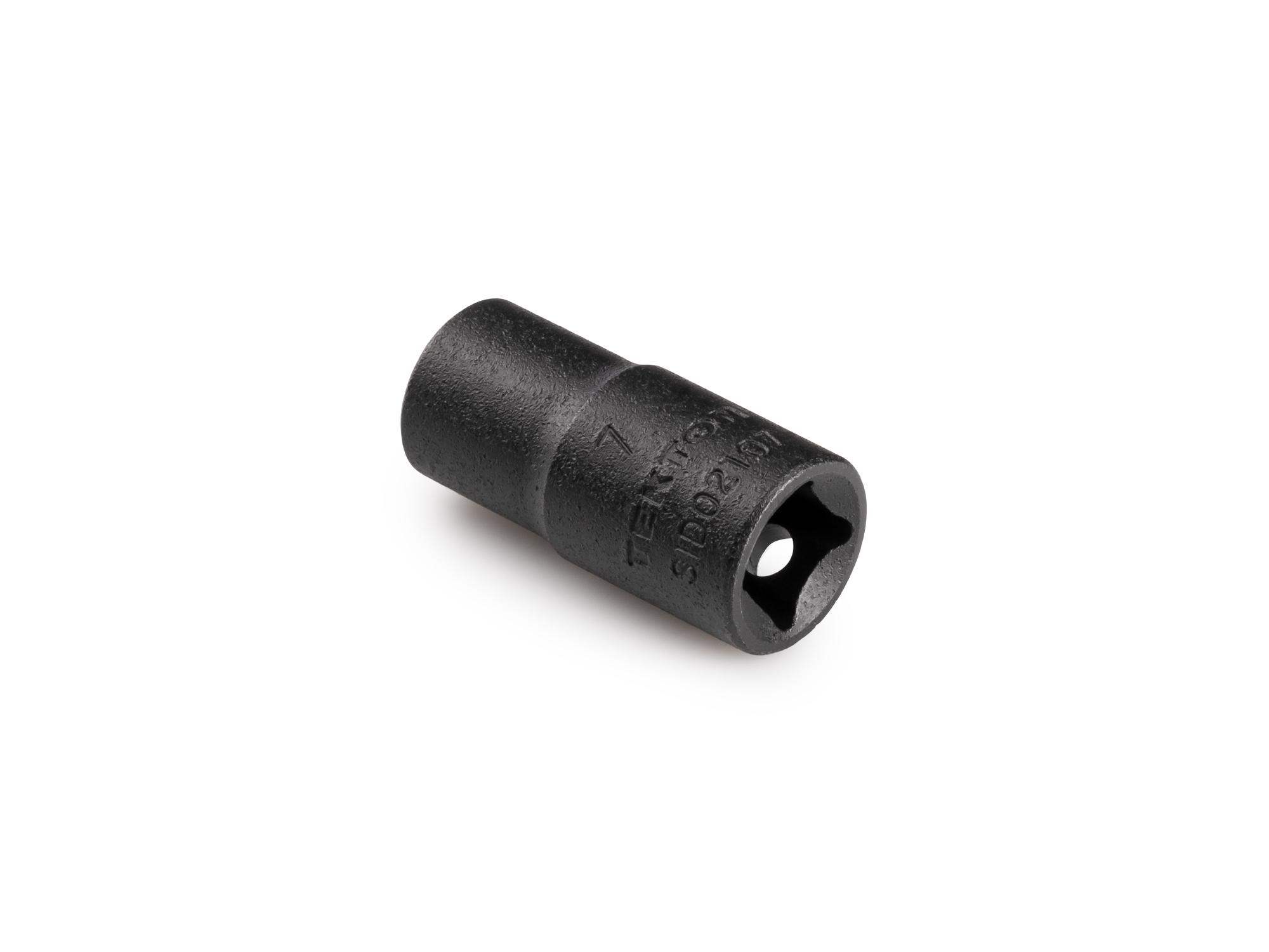 Back angle view of Tekton impact drive 6-point socket. Item #SID02107