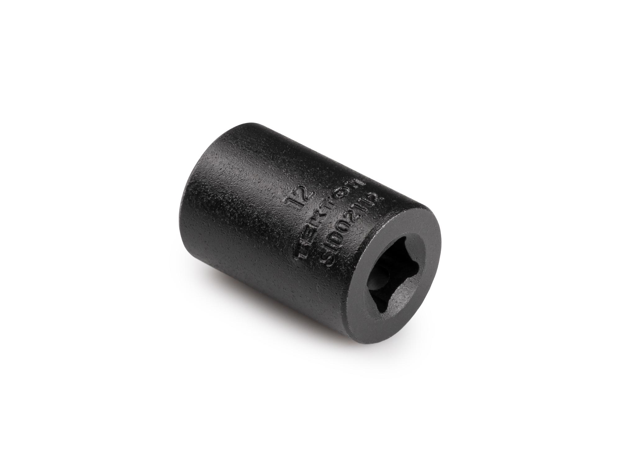 Back angle view of Tekton impact drive 6-point socket. Item #SID02112