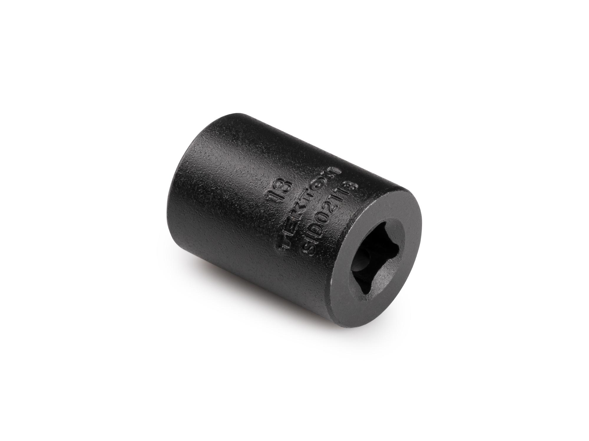 Back angle view of Tekton impact drive 6-point socket. Item #SID02113