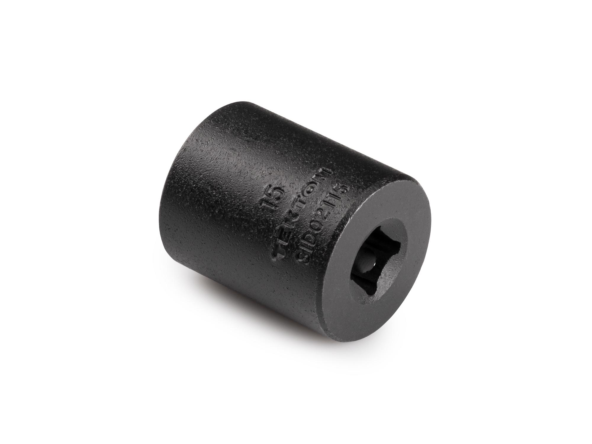 Back angle view of Tekton impact drive 6-point socket. Item #SID02115