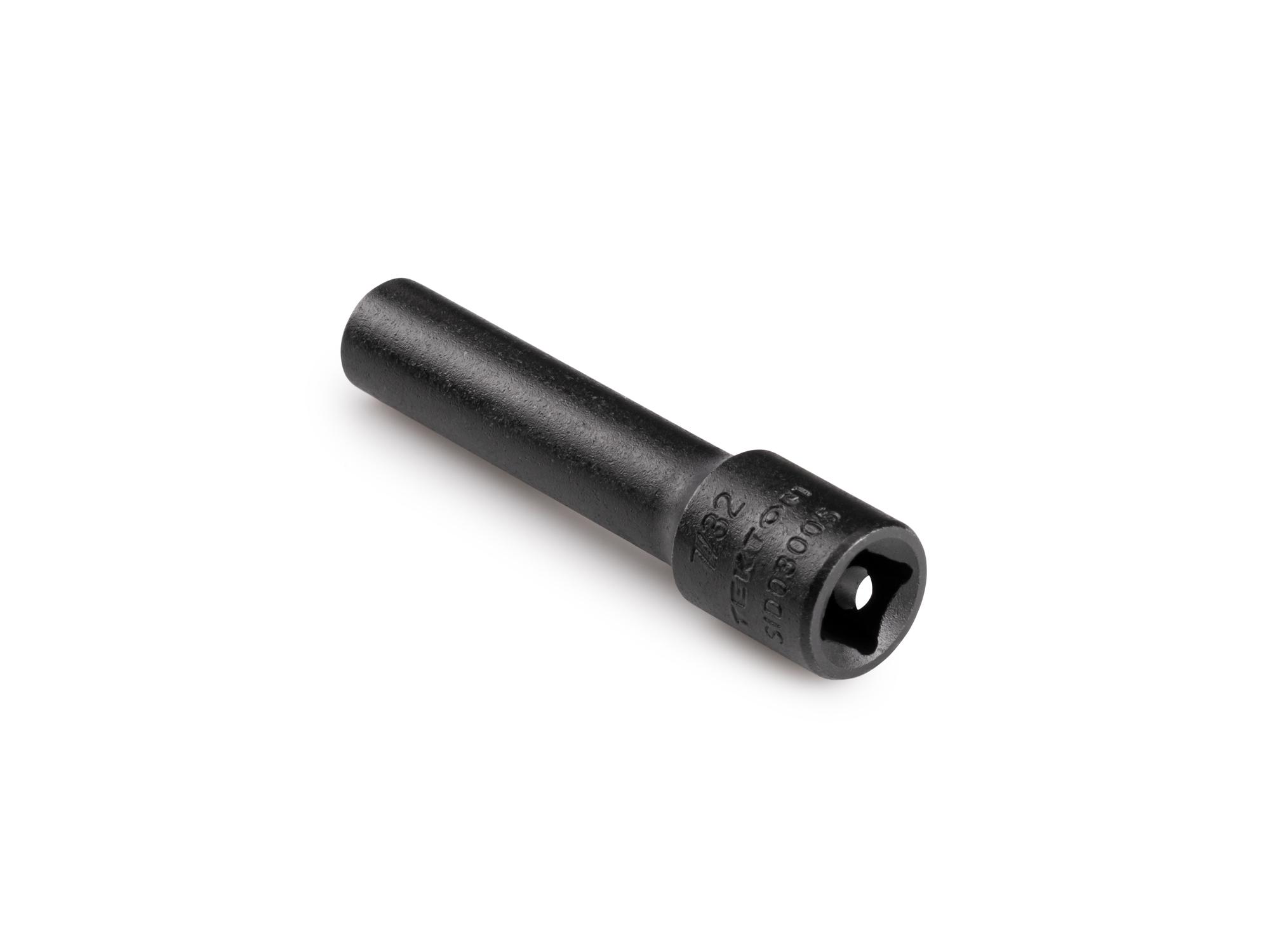 Back angle view of Tekton impact drive 6-point socket. Item #SID03005