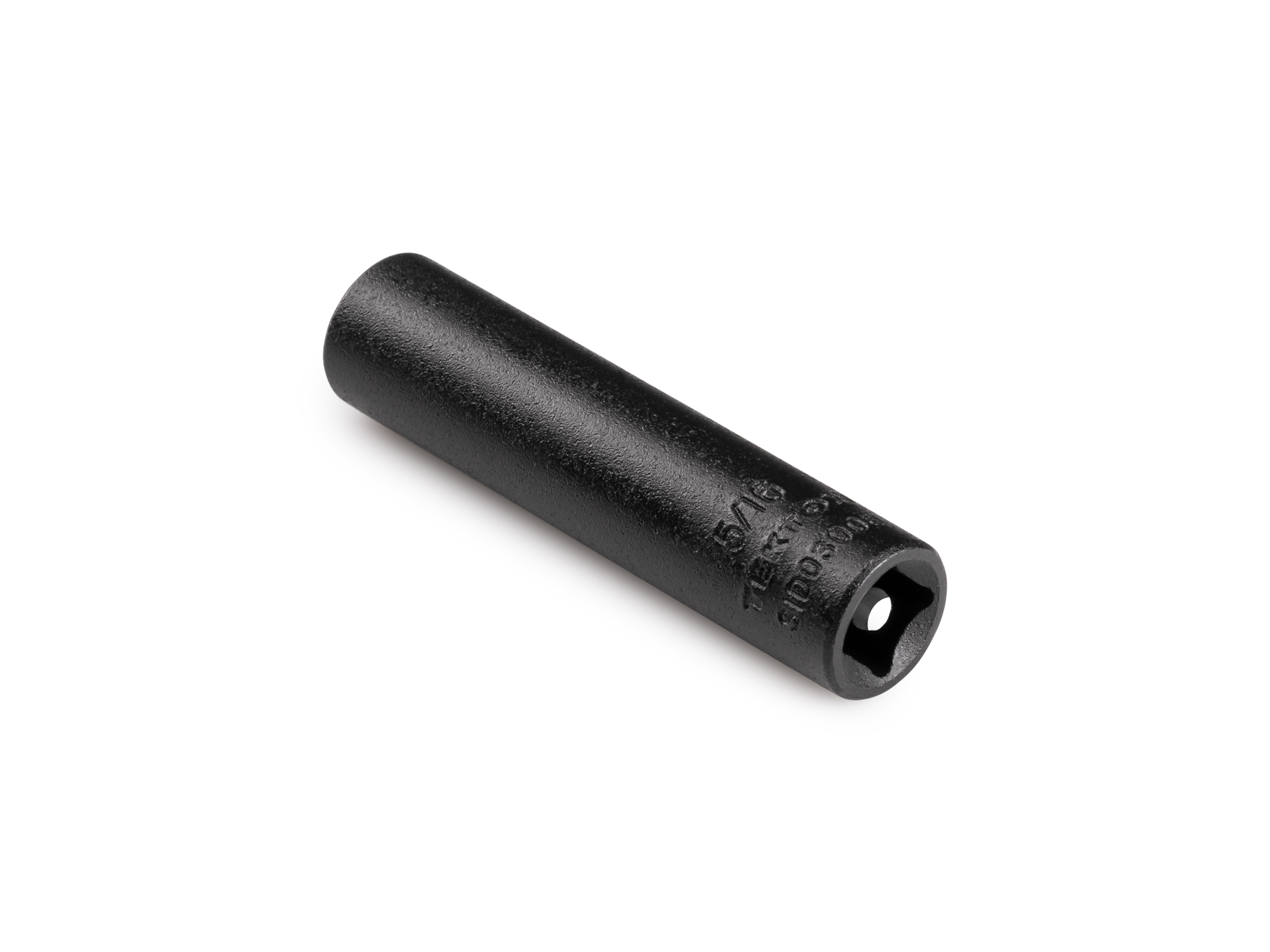 Size: 5/16 inch (SAE) deep 6-point impact socket. Has a high-visibility laser etched size marking and a permanent stamped size marking. SID03008.