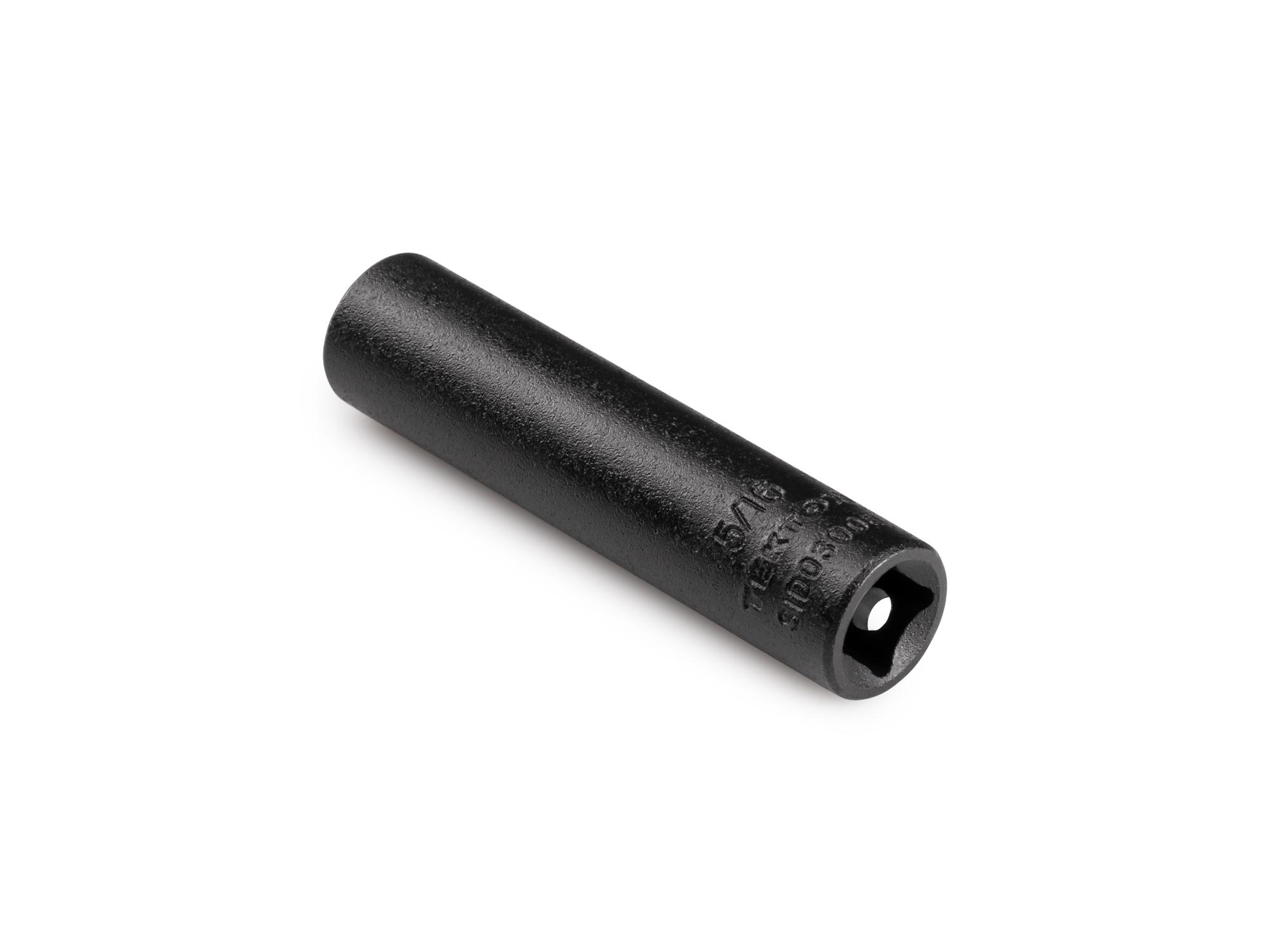 Back angle view of Tekton impact drive 6-point socket. Item #SID03008