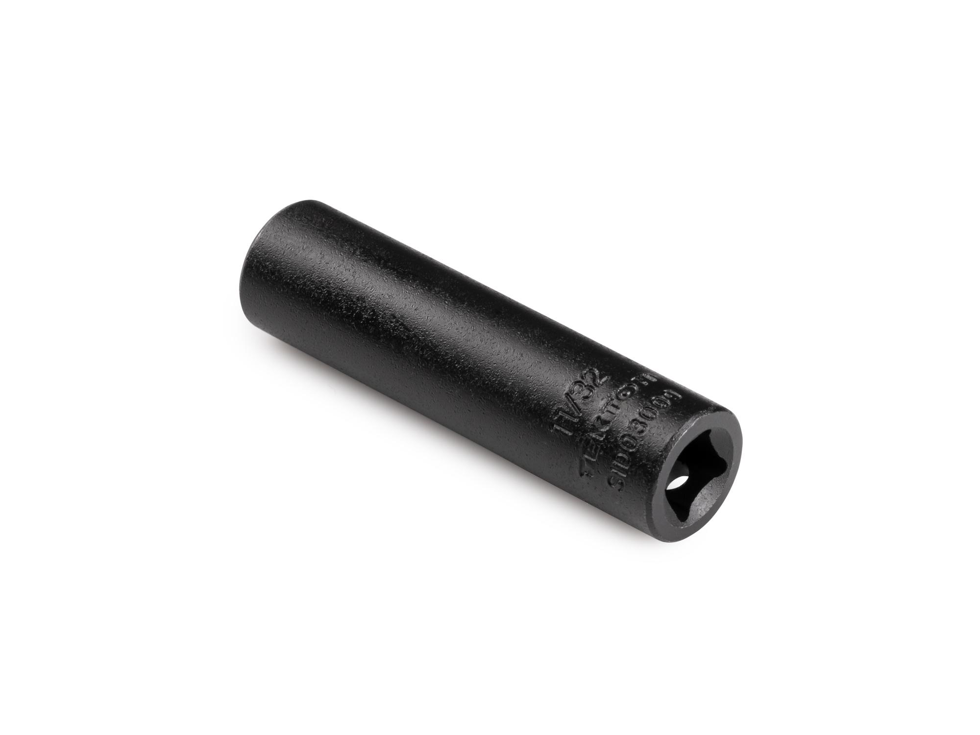 Back angle view of Tekton impact drive 6-point socket. Item #SID03009