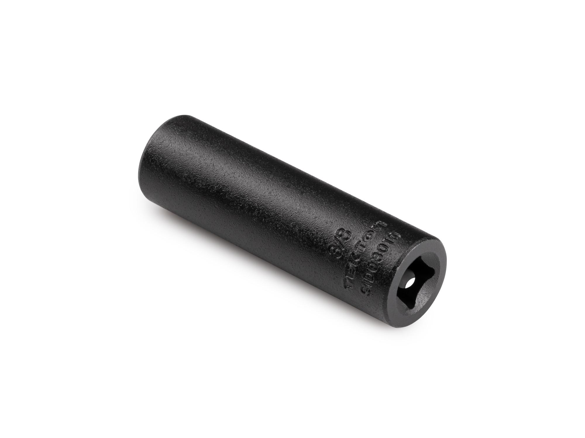Back angle view of Tekton impact drive 6-point socket. Item #SID03010