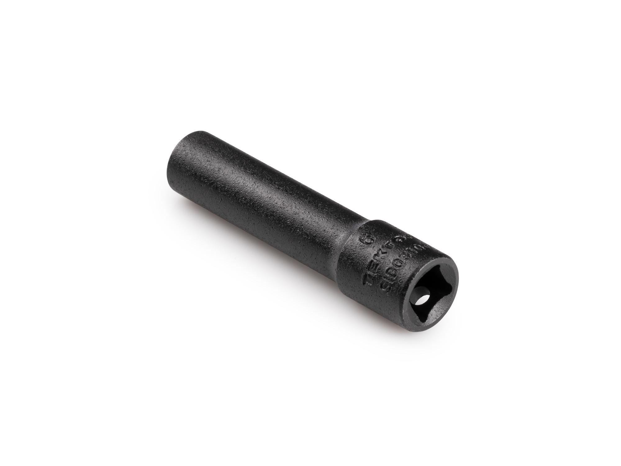 Back angle view of Tekton impact drive 6-point socket. Item #SID03106