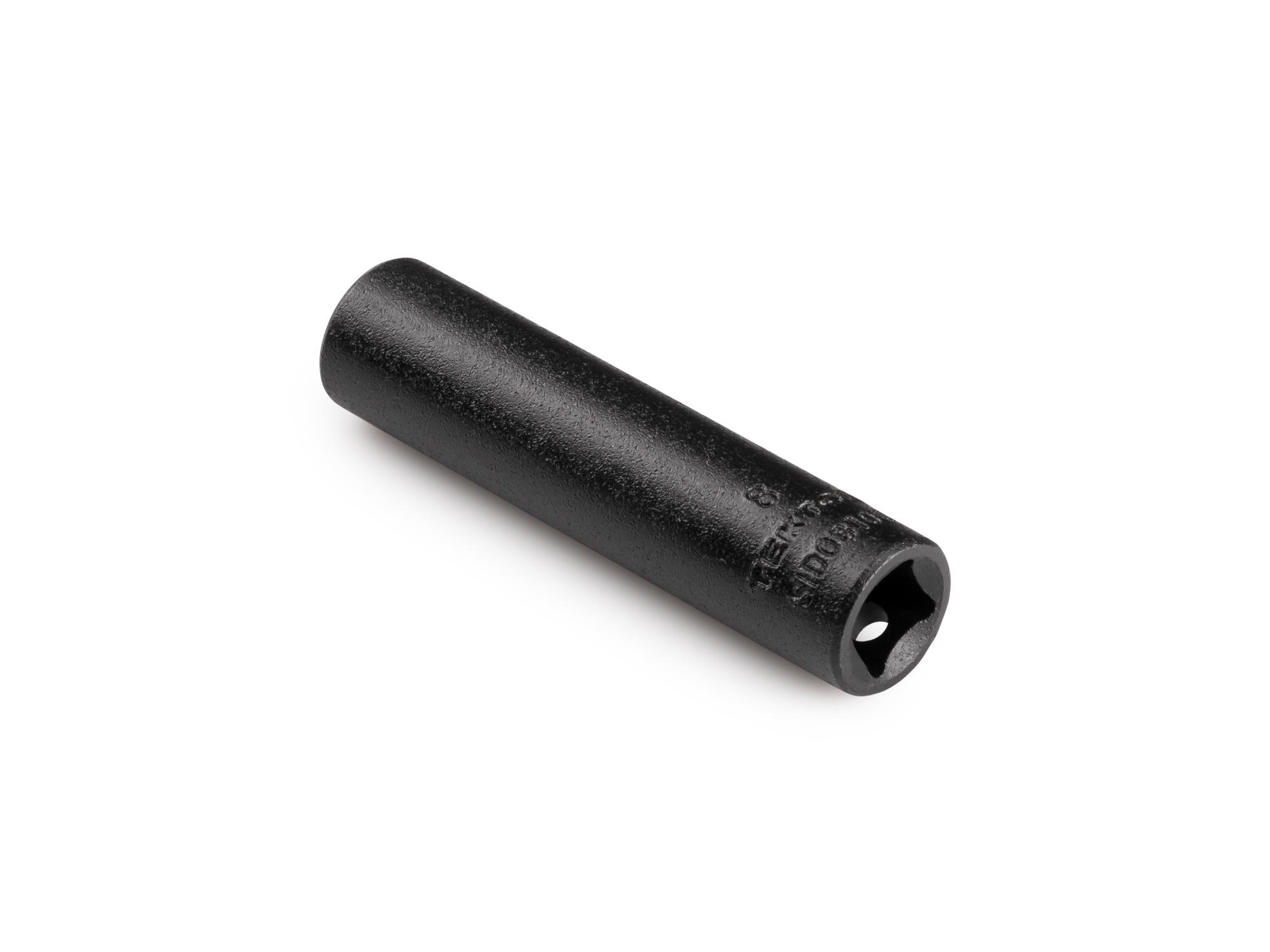 Back angle view of Tekton impact drive 6-point socket. Item #SID03108