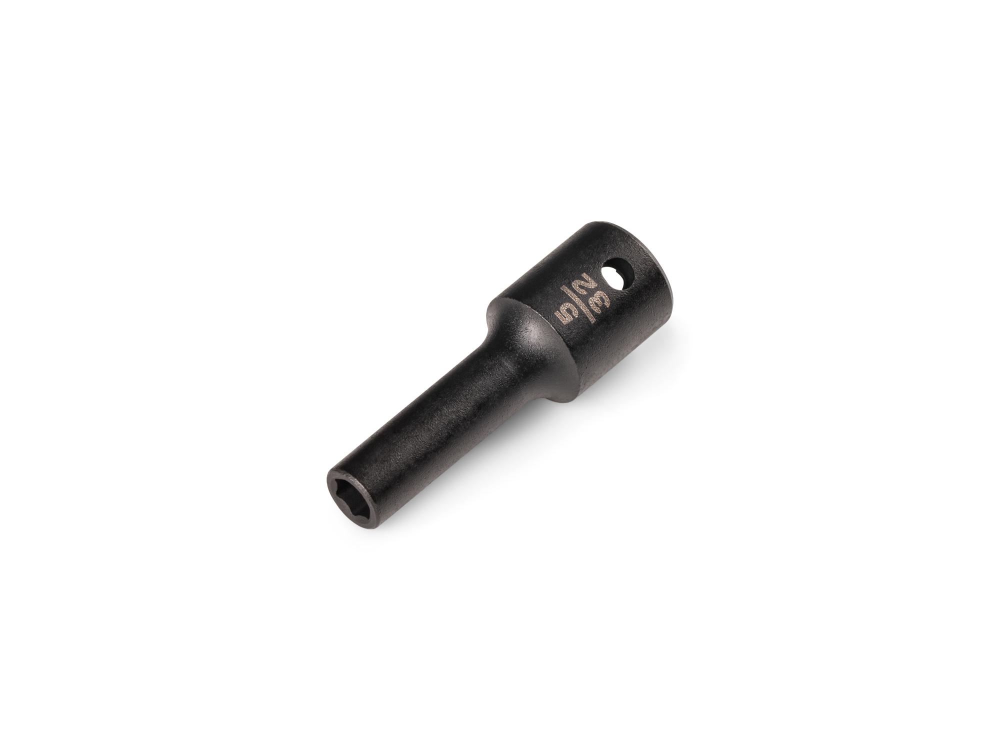 Front-right angle view of Tekton impact drive 6-point socket. Item #SID04002