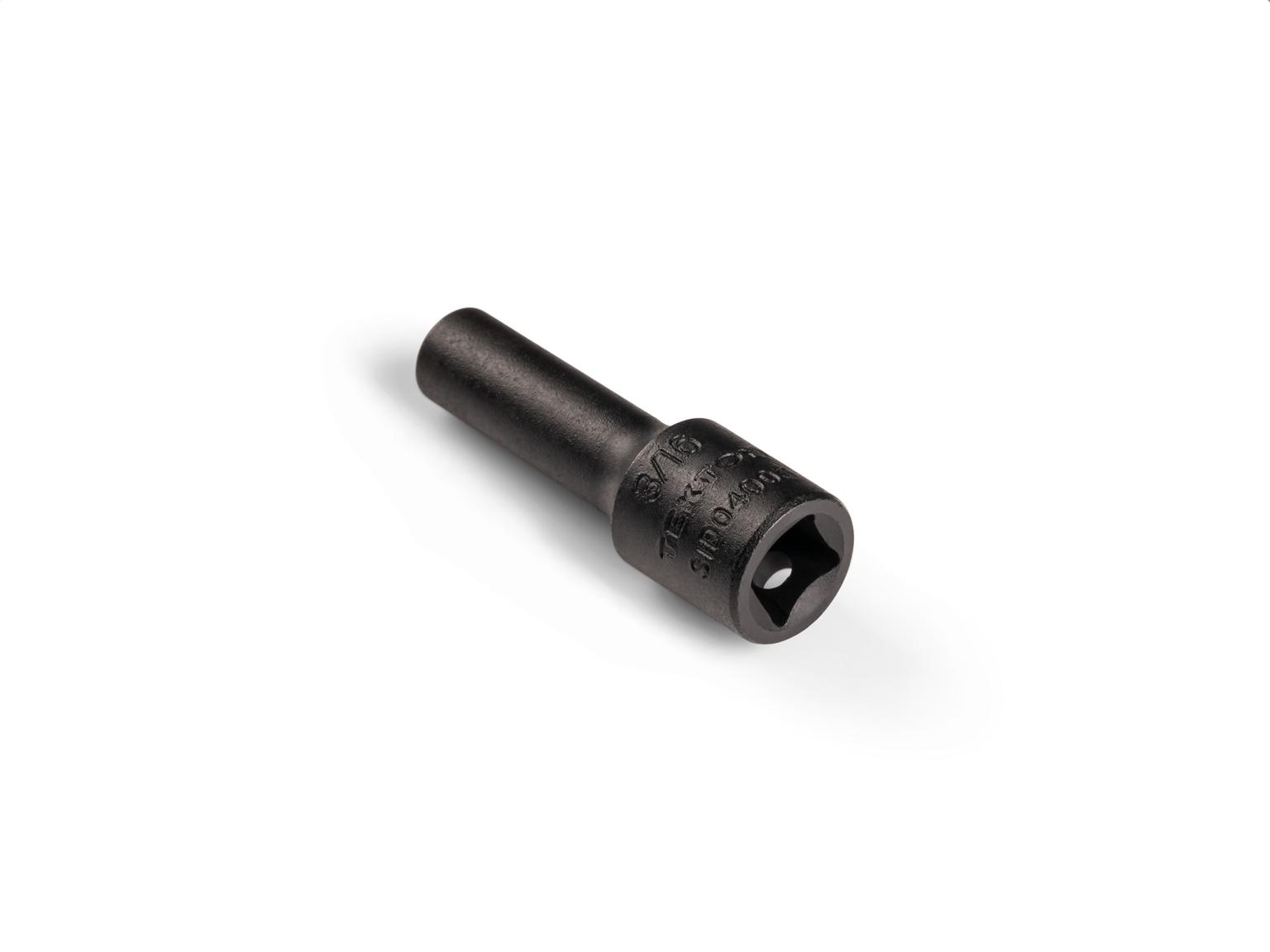 Back angle view of Tekton impact drive 6-point socket. Item #SID04003
