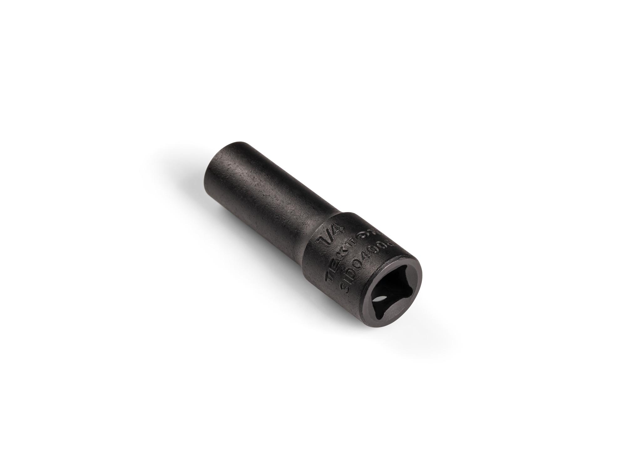 Back angle view of Tekton impact drive 6-point socket. Item #SID04006