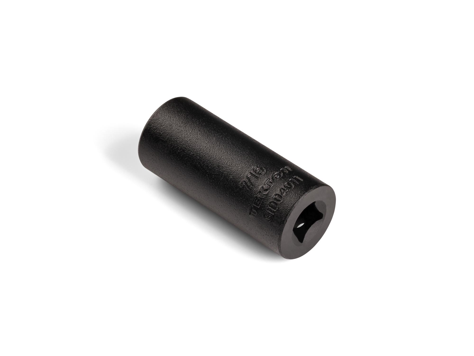 Back angle view of Tekton impact drive 6-point socket. Item #SID04011