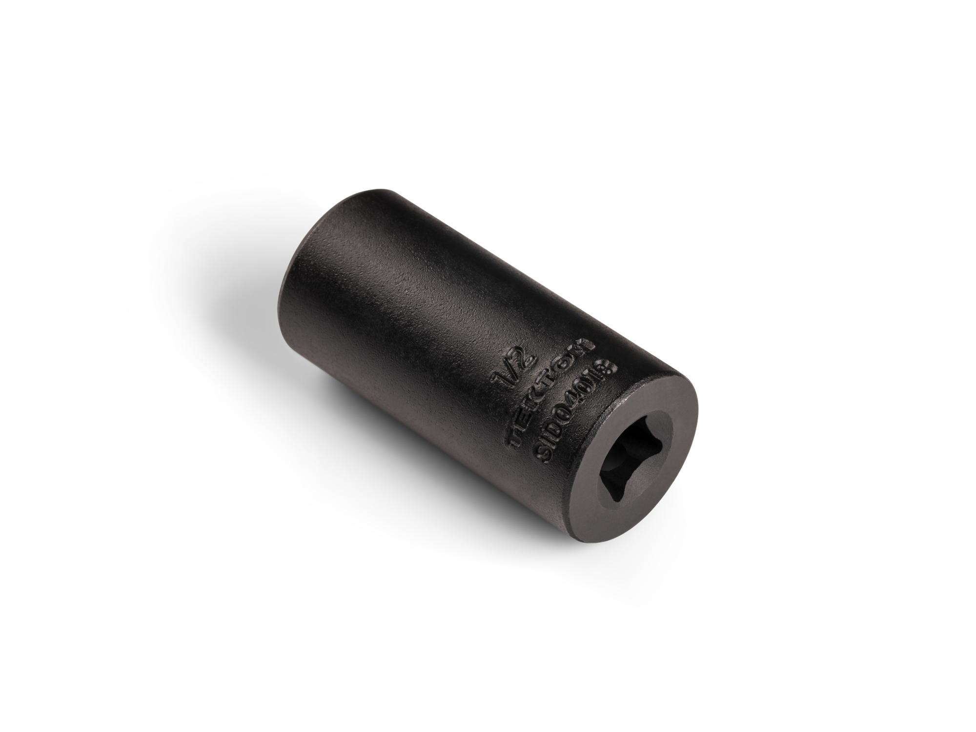 Back angle view of Tekton impact drive 6-point socket. Item #SID04013
