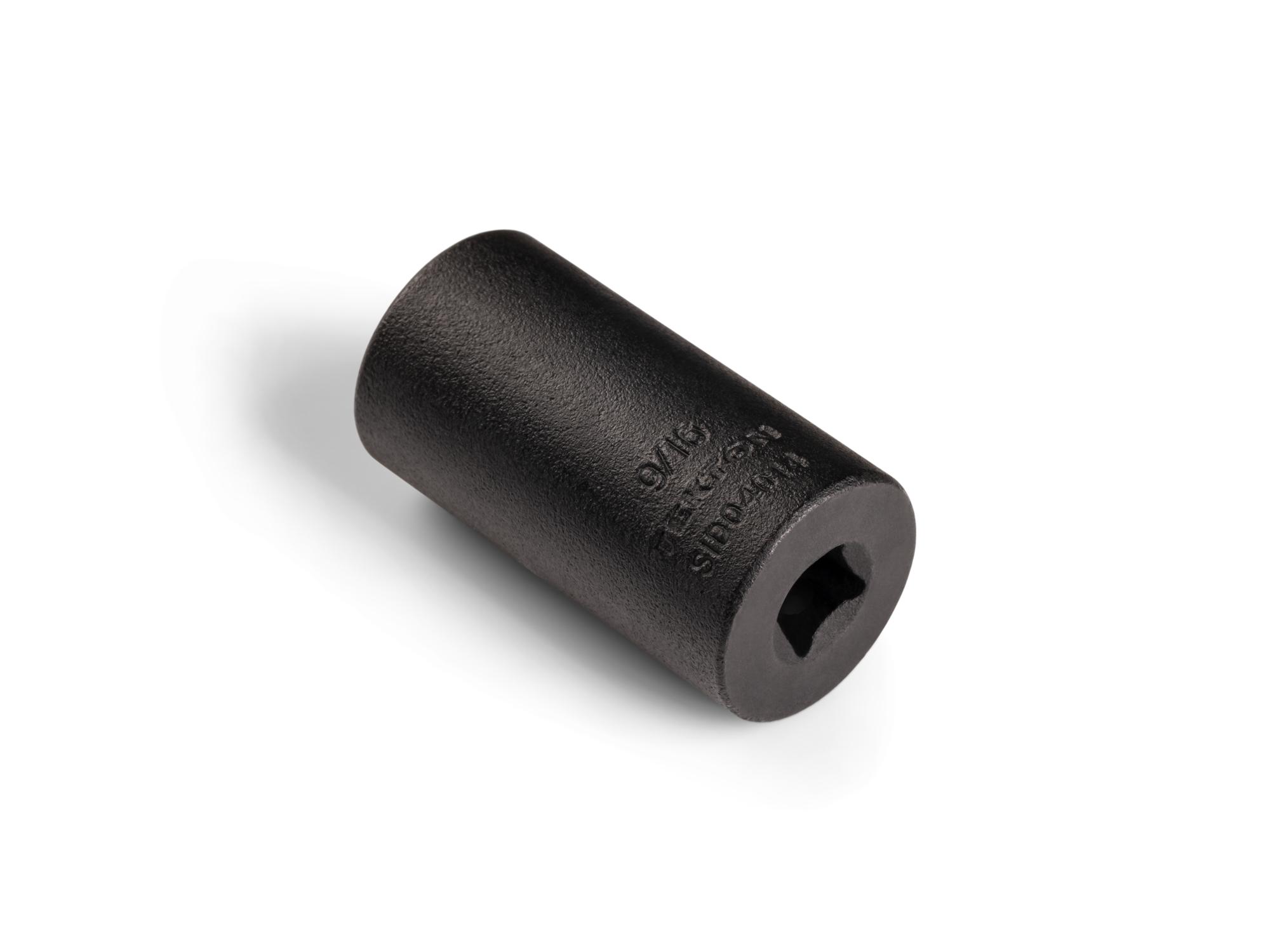 Back angle view of Tekton impact drive 6-point socket. Item #SID04014