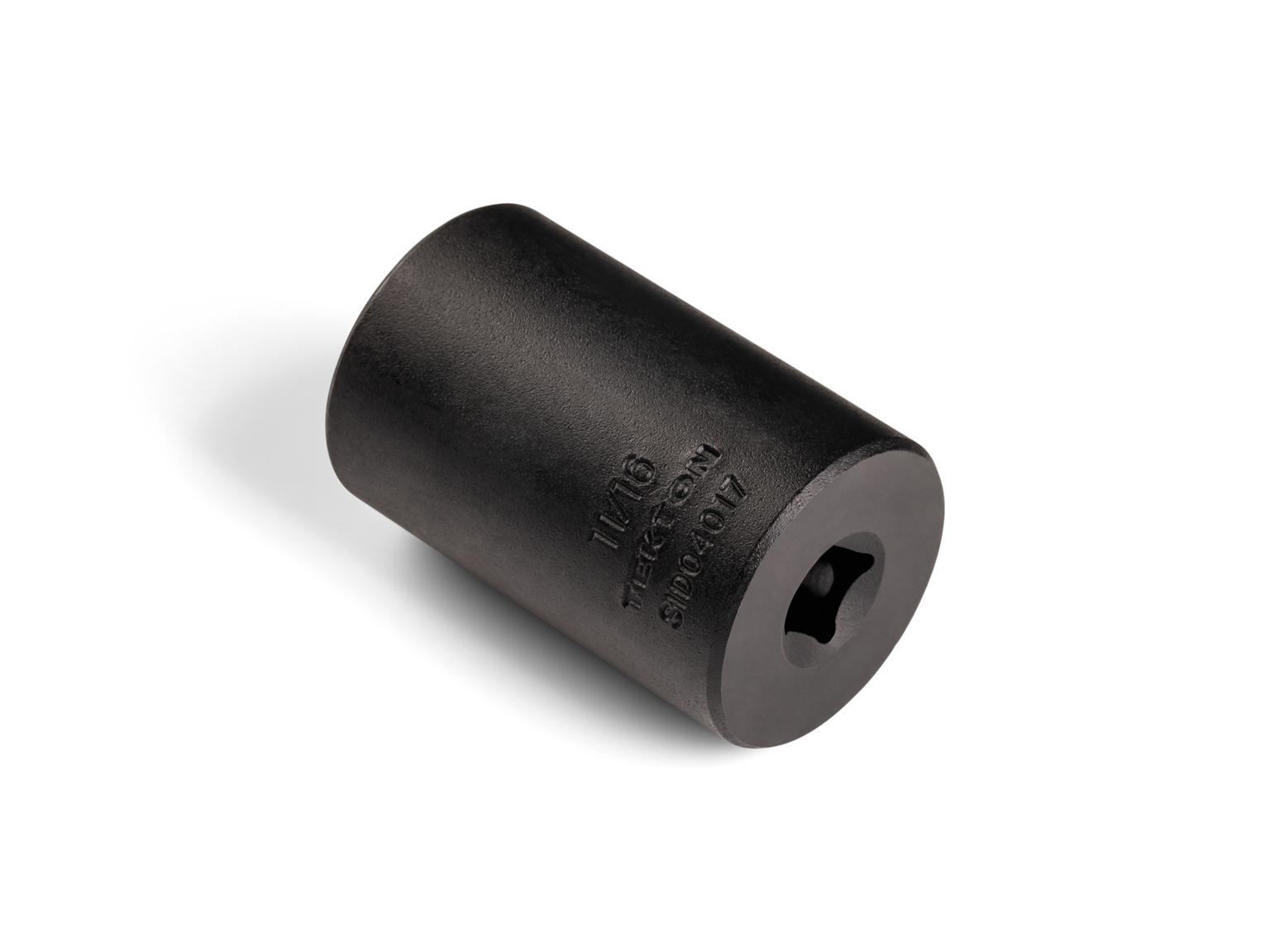 Back angle view of Tekton impact drive 6-point socket. Item #SID04017