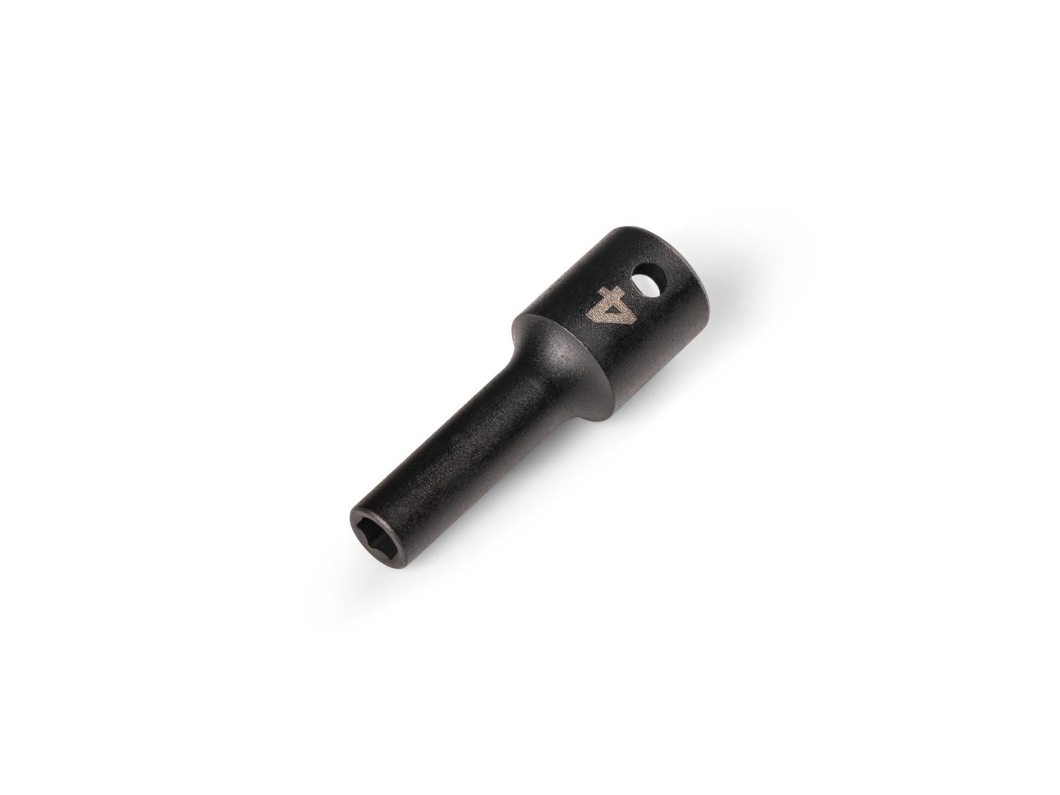 TEKTON 1/4 Inch Drive x 4 mm Semi-Deep 6-Point Impact Socket