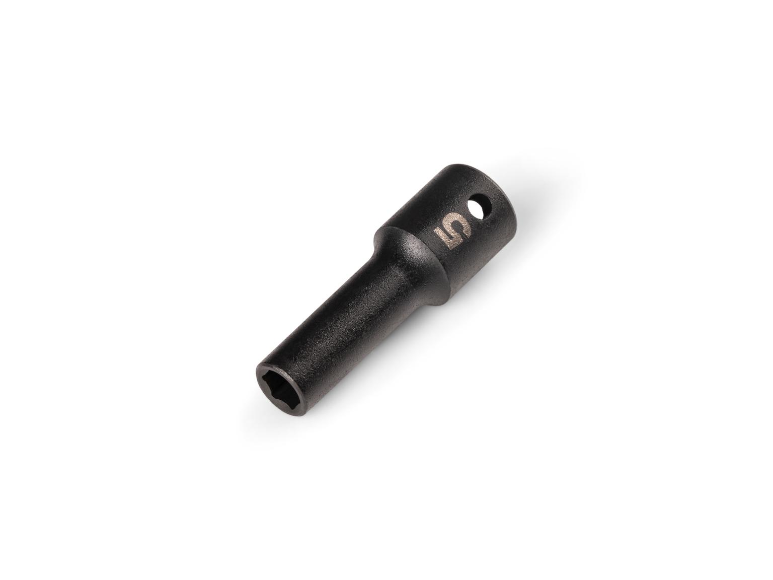 TEKTON 1/4 Inch Drive x 5 mm Semi-Deep 6-Point Impact Socket