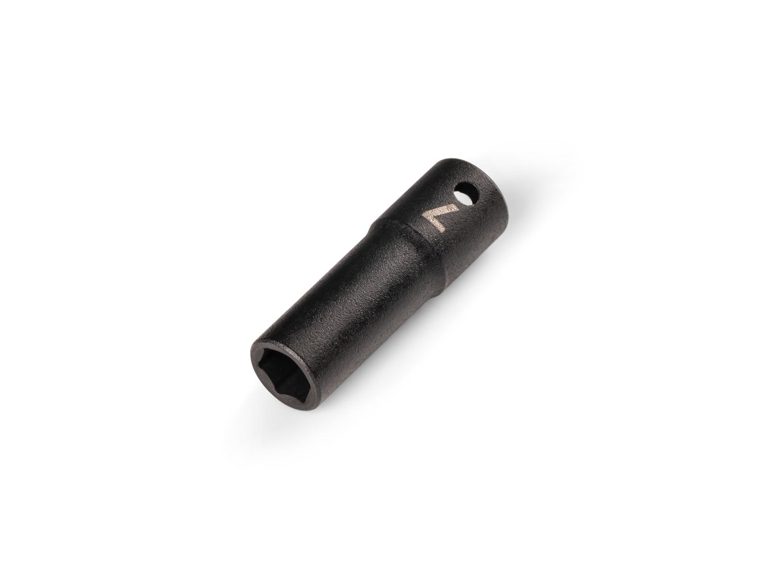 TEKTON 1/4 Inch Drive x 7 mm Semi-Deep 6-Point Impact Socket