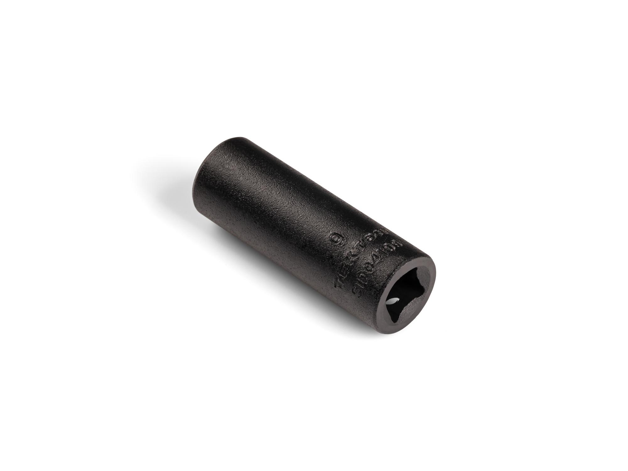 Back angle view of Tekton impact drive 6-point socket. Item #SID04109