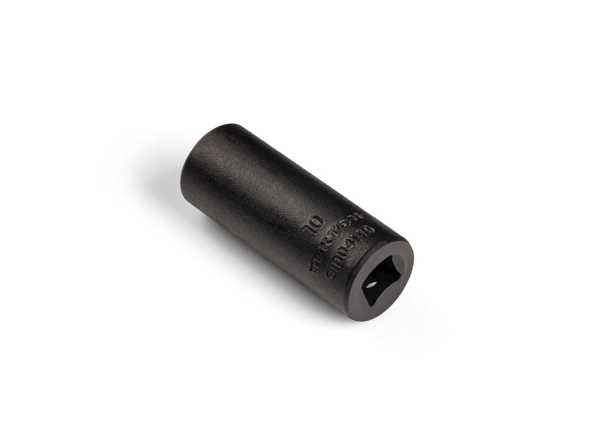 Back angle view of Tekton impact drive 6-point socket. Item #SID04110