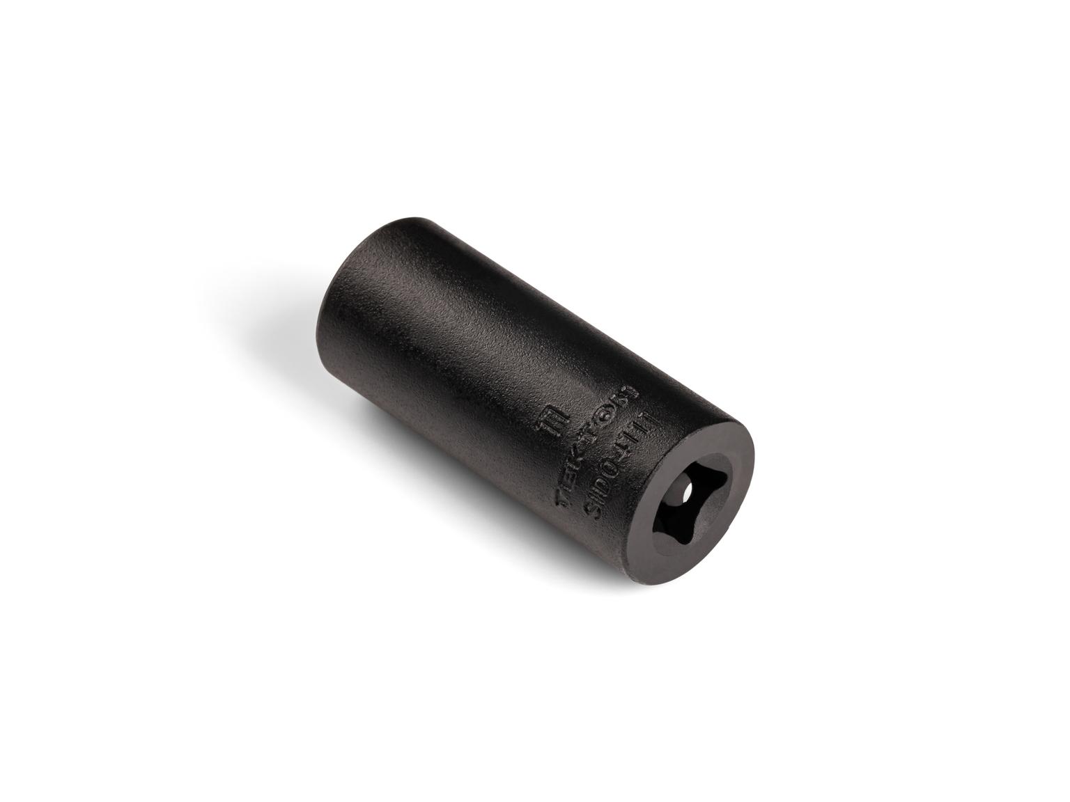 Back angle view of Tekton impact drive 6-point socket. Item #SID04111