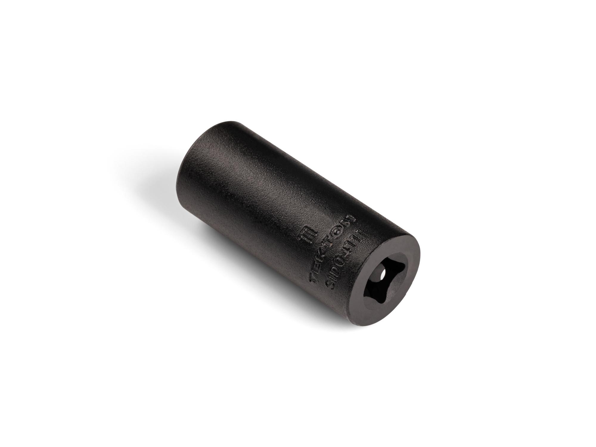 Back angle view of Tekton impact drive 6-point socket. Item #SID04111