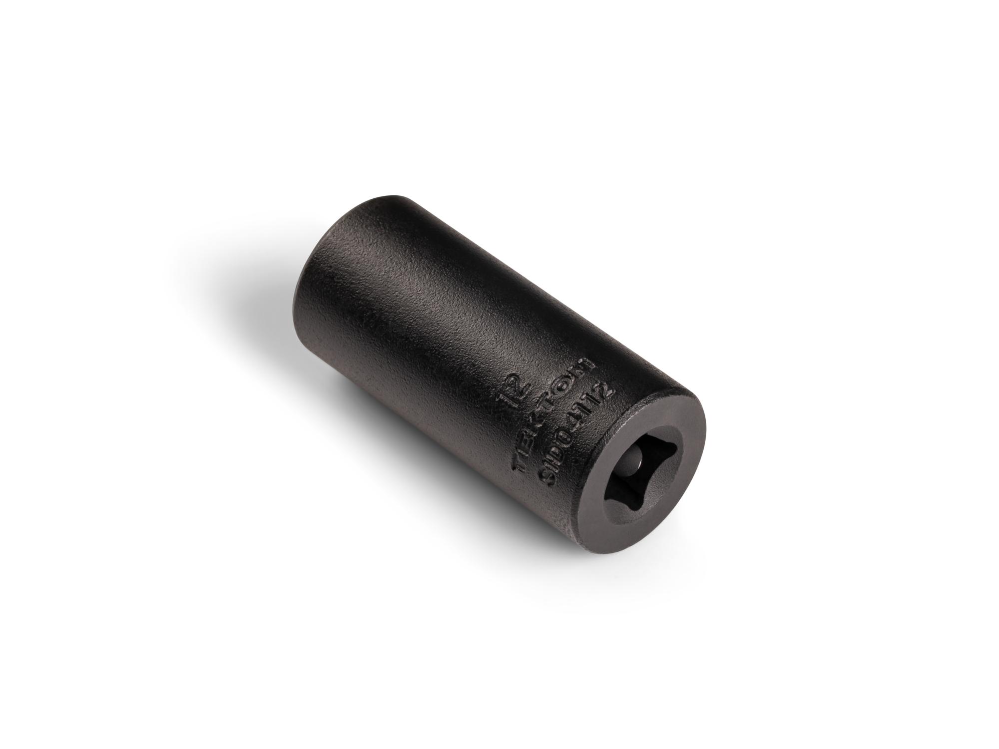 Back angle view of Tekton impact drive 6-point socket. Item #SID04112