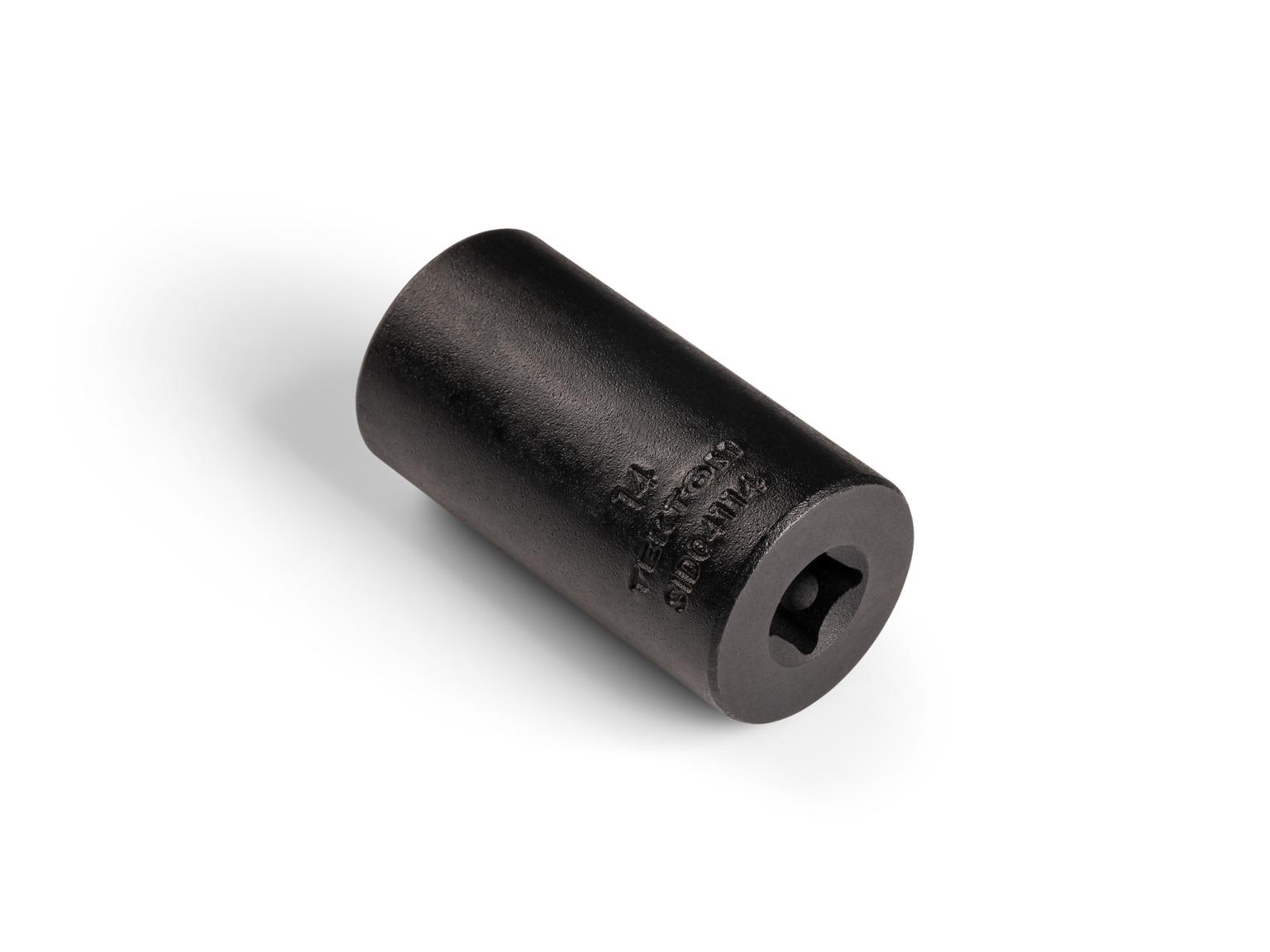 Back angle view of Tekton impact drive 6-point socket. Item #SID04114