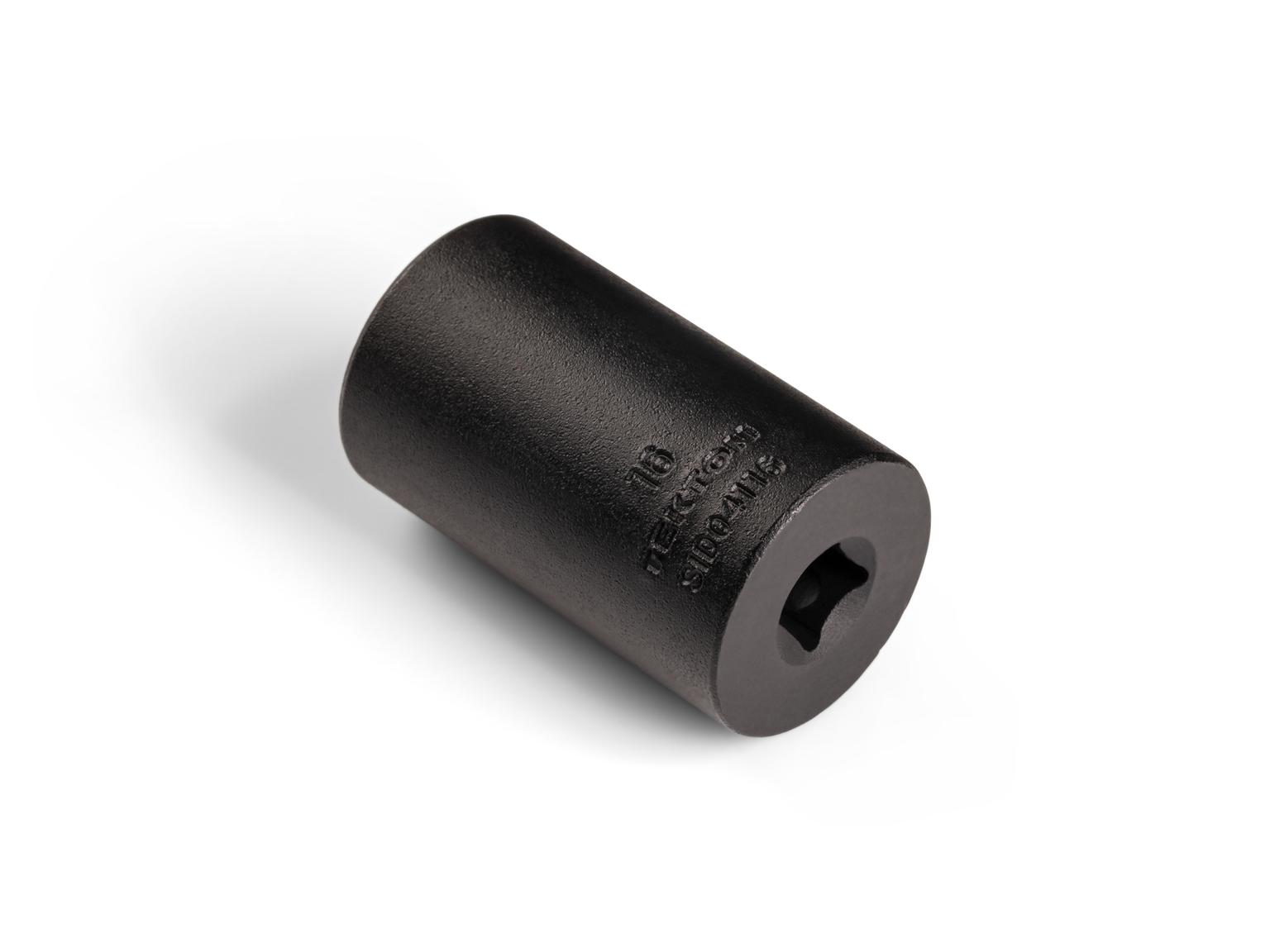 Back angle view of Tekton impact drive 6-point socket. Item #SID04116