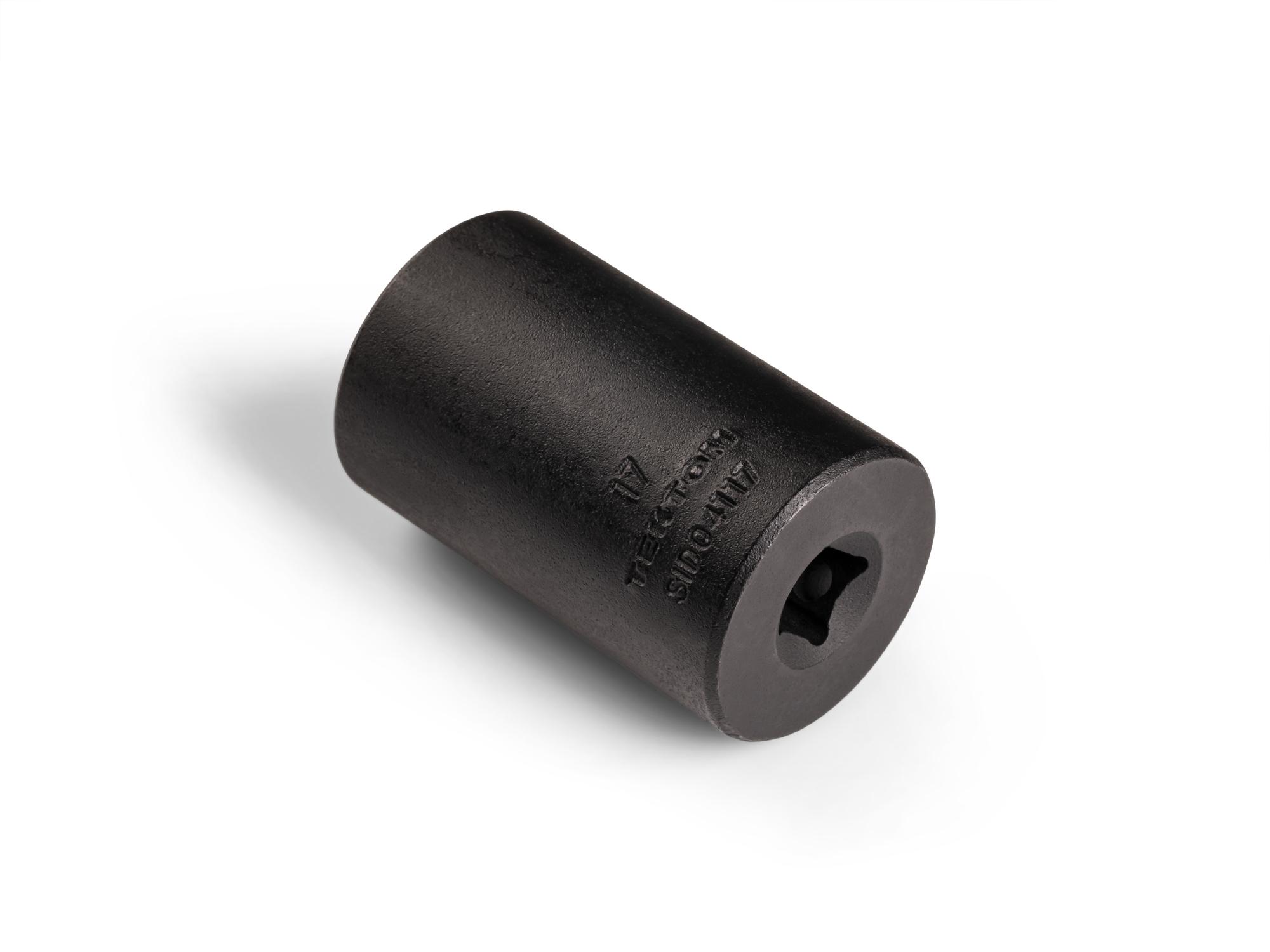 Back angle view of Tekton impact drive 6-point socket. Item #SID04117