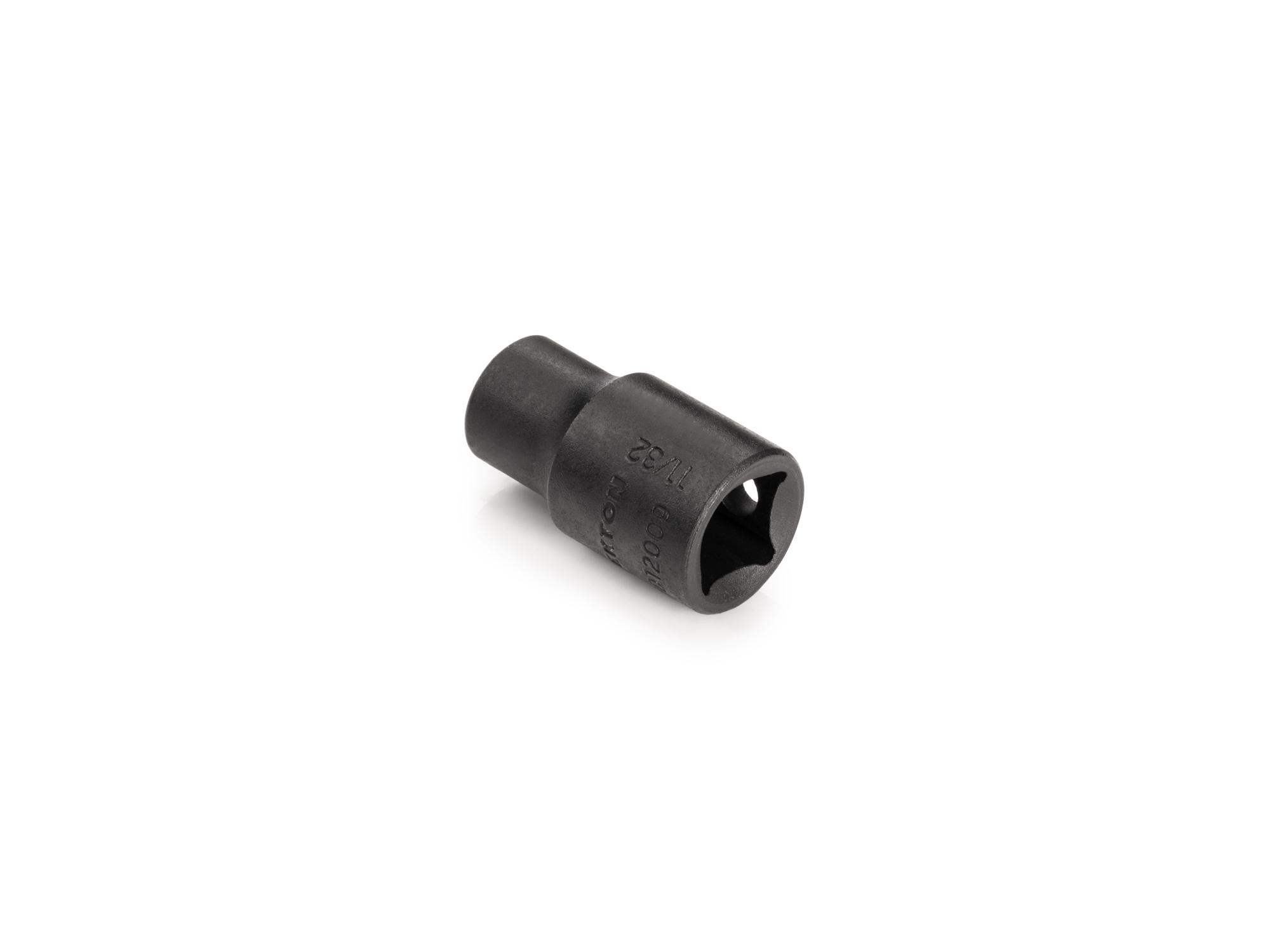 Back angle view of Tekton impact drive 6-point socket. Item #SID12009
