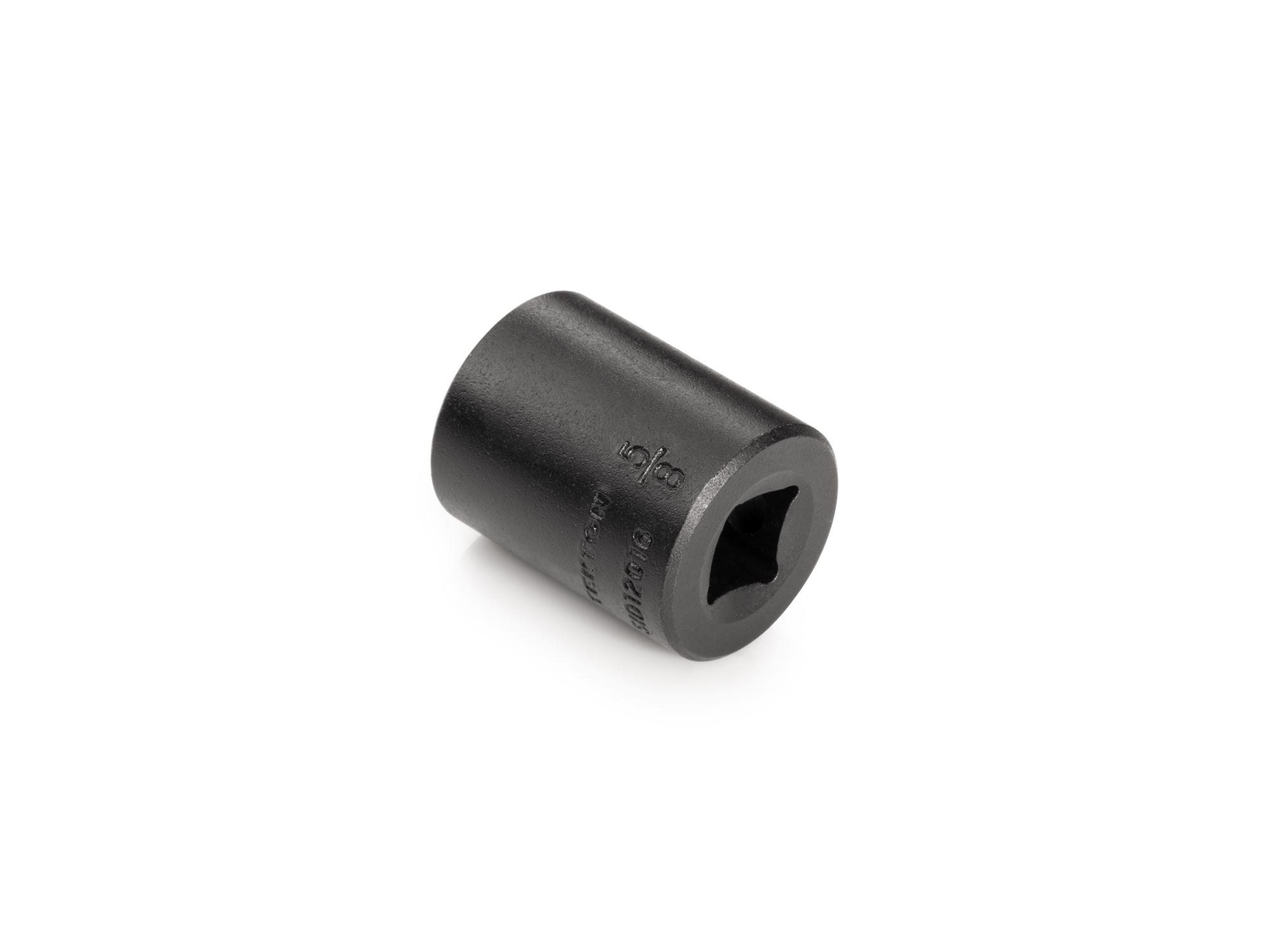 Back angle view of Tekton impact drive 6-point socket. Item #SID12016